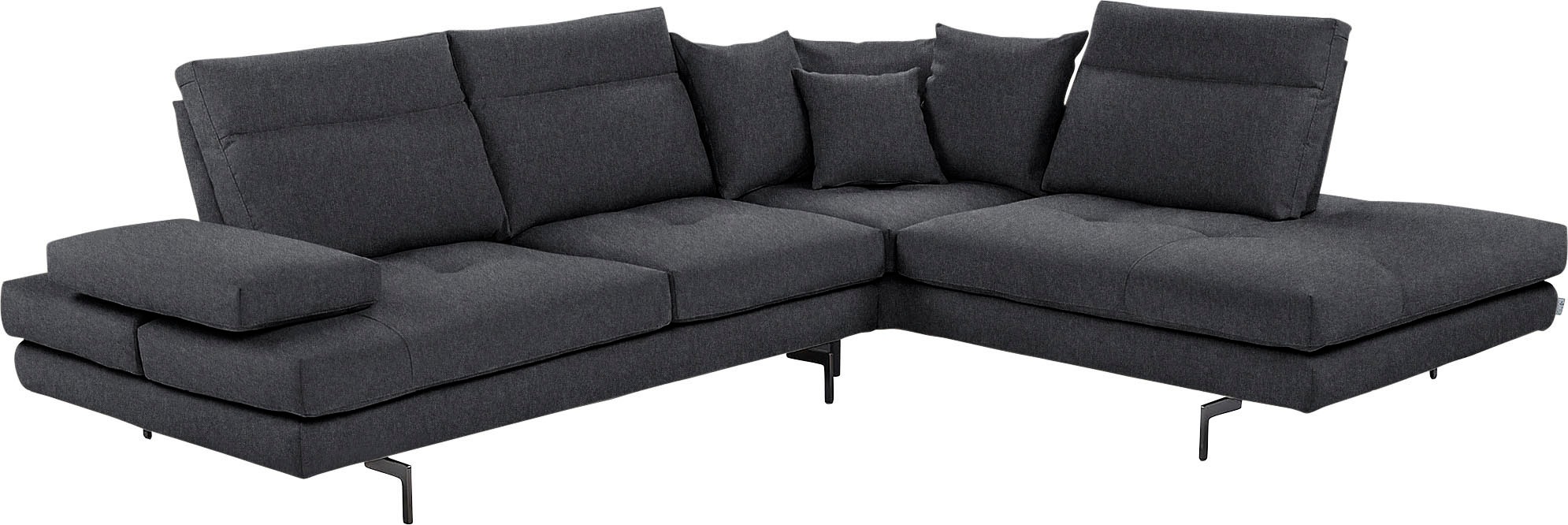 CALIA ITALIA Ecksofa »Toby Wing, Komfortsofa mit Sitzkomfort der Extraklass günstig online kaufen