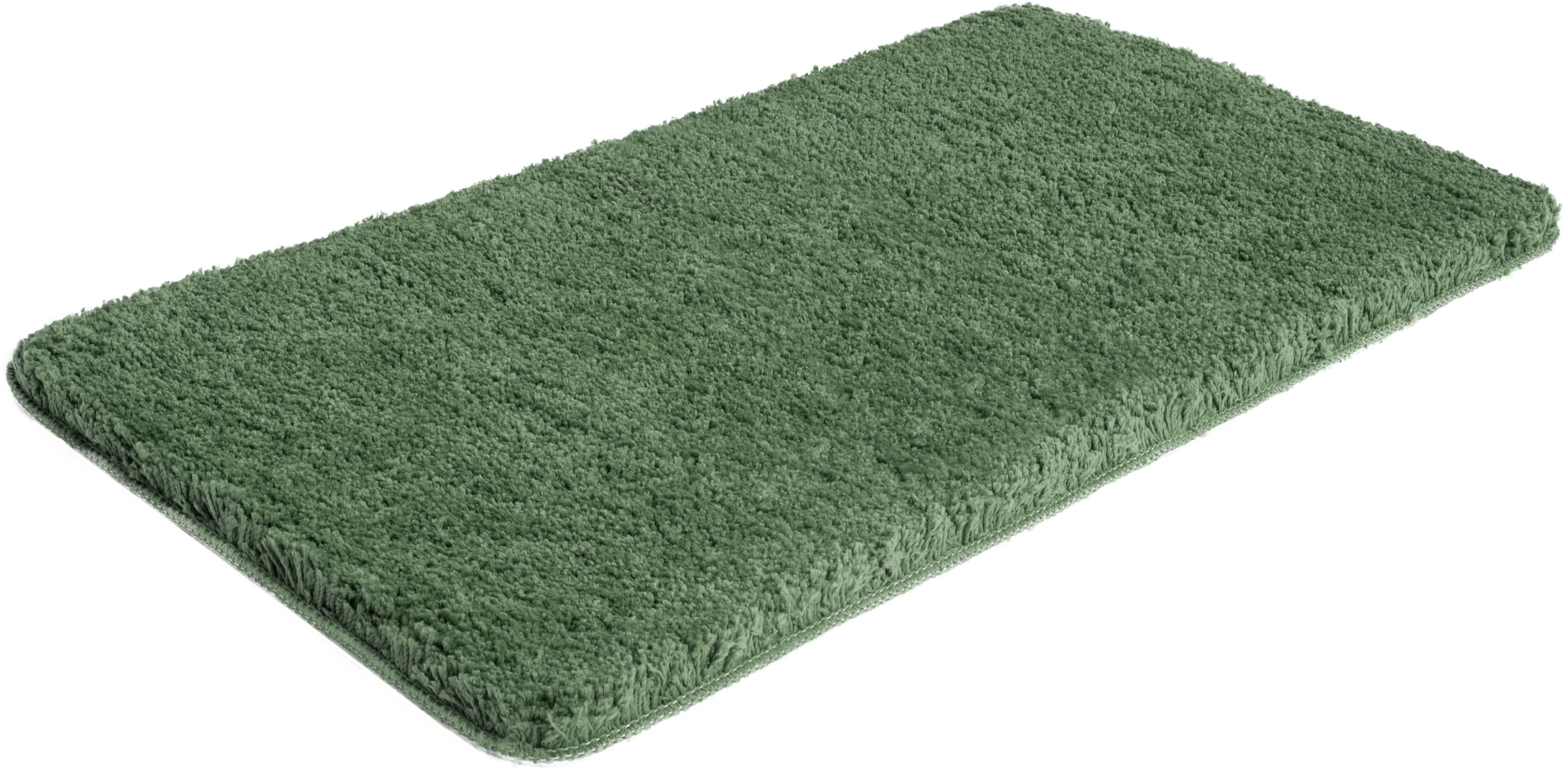 my home Badematte »Sanremo, Badvorleger, Badezimmer Teppich, sehr weich«, rutschhemmend beschichtet, fußbodenheizungsgeeignet-schnell trocknend, Badteppich, unifarben, rechteckig, rund & als 3-tlg. Set erhältlich
