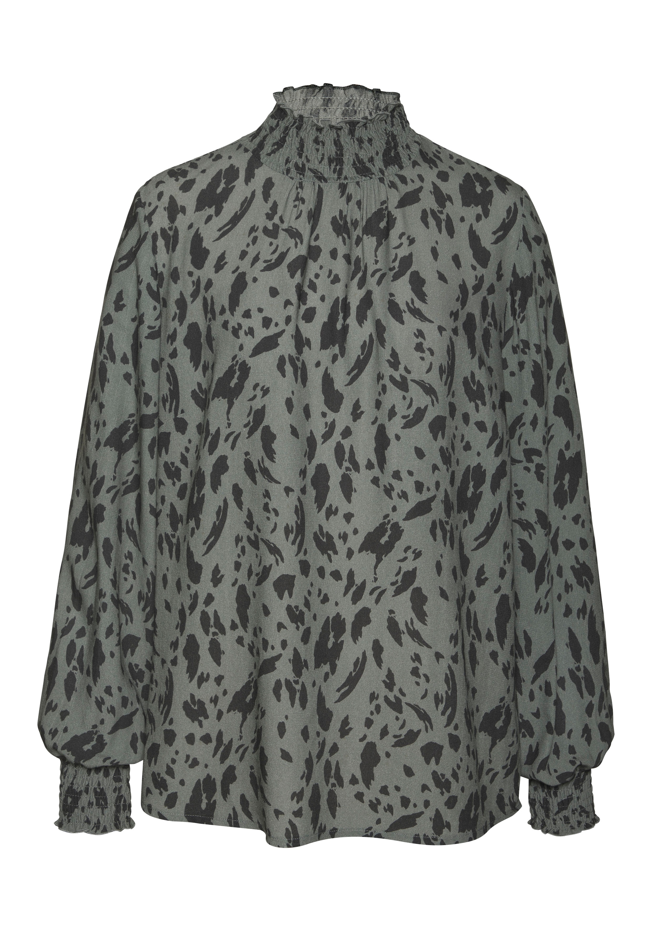 LASCANA Langarmbluse, mit Animalprint, Leo-Optik, elegante Druckbluse, modisch