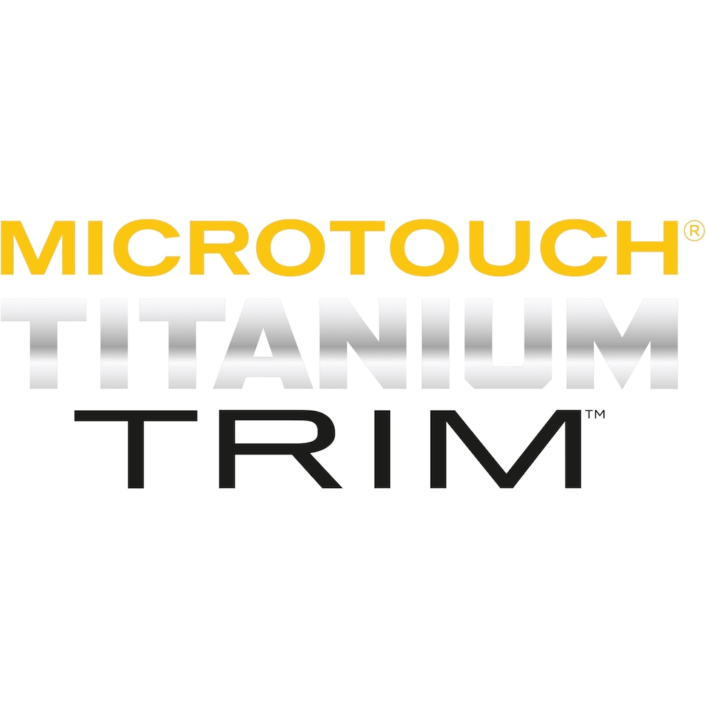 MediaShop Multifunktionstrimmer »MicroTouch Titanium Trim«, 5 Aufsätze