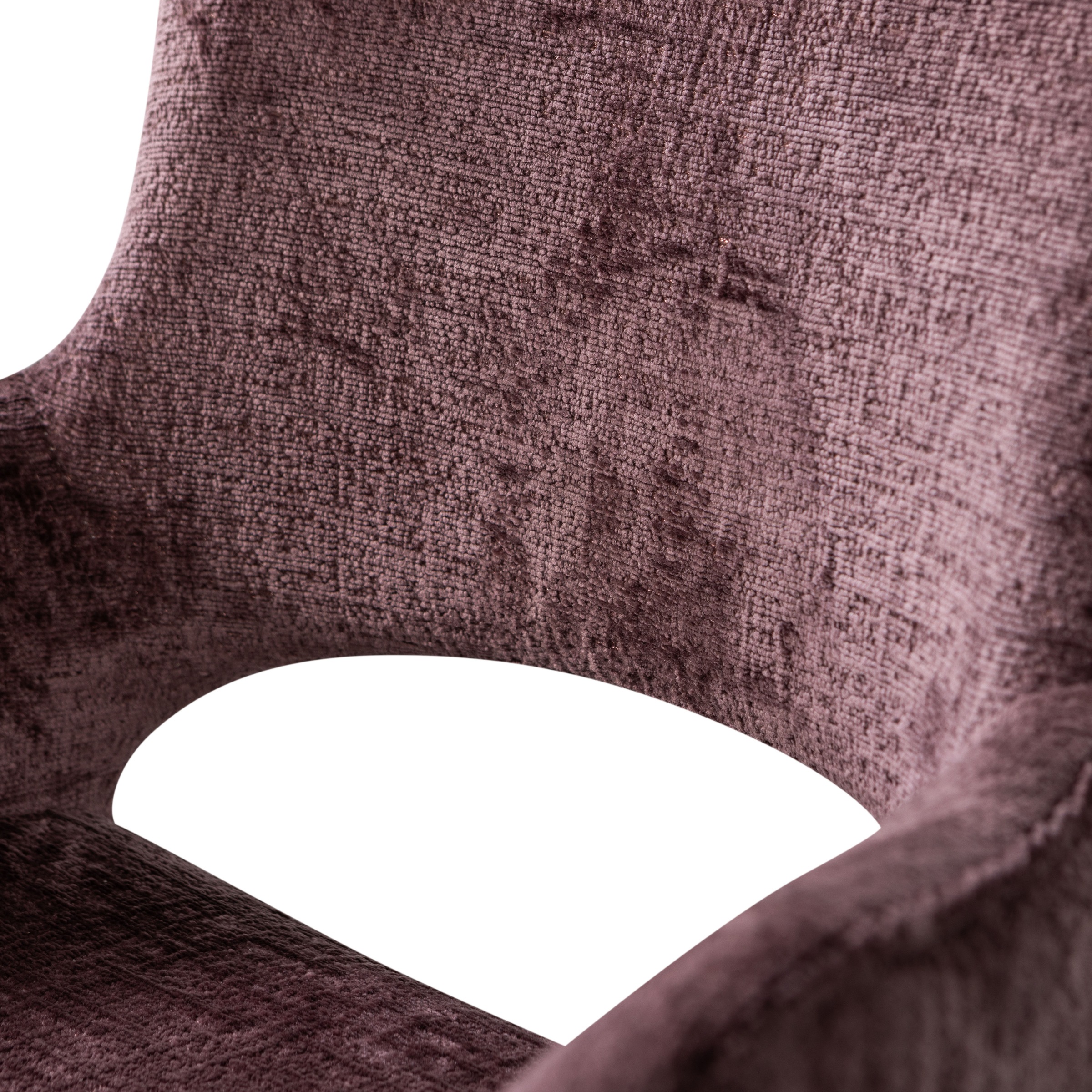 WOOOD Esszimmerstuhl »Eliva mit Grobstruktur-Velvetbezug und Metallgestell 58 x 82 x 58 cm« () Sehr hohe Verschleißfestigkeit, Drehmechanismus, Pfleiglicht
