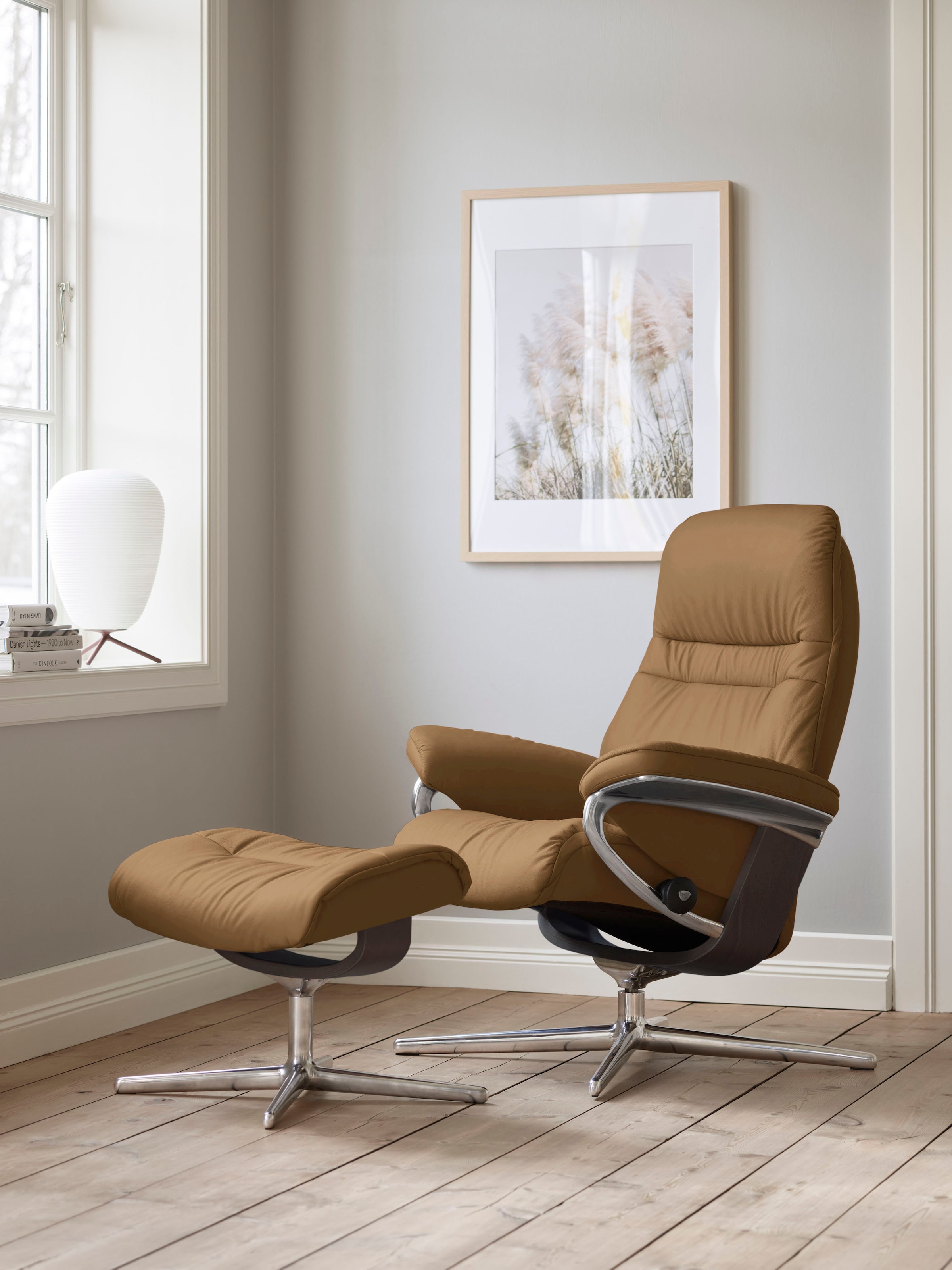 Stressless® Relaxsessel »Sunrise«, (Set, Relaxsessel mit Hocker), mit Hocke günstig online kaufen
