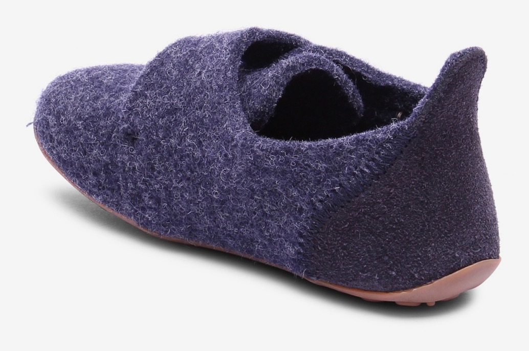 Bisgaard Hausschuh »casual wool«, Klettschuh mit Lammwolle gefüttert, Größenschablone zum Download