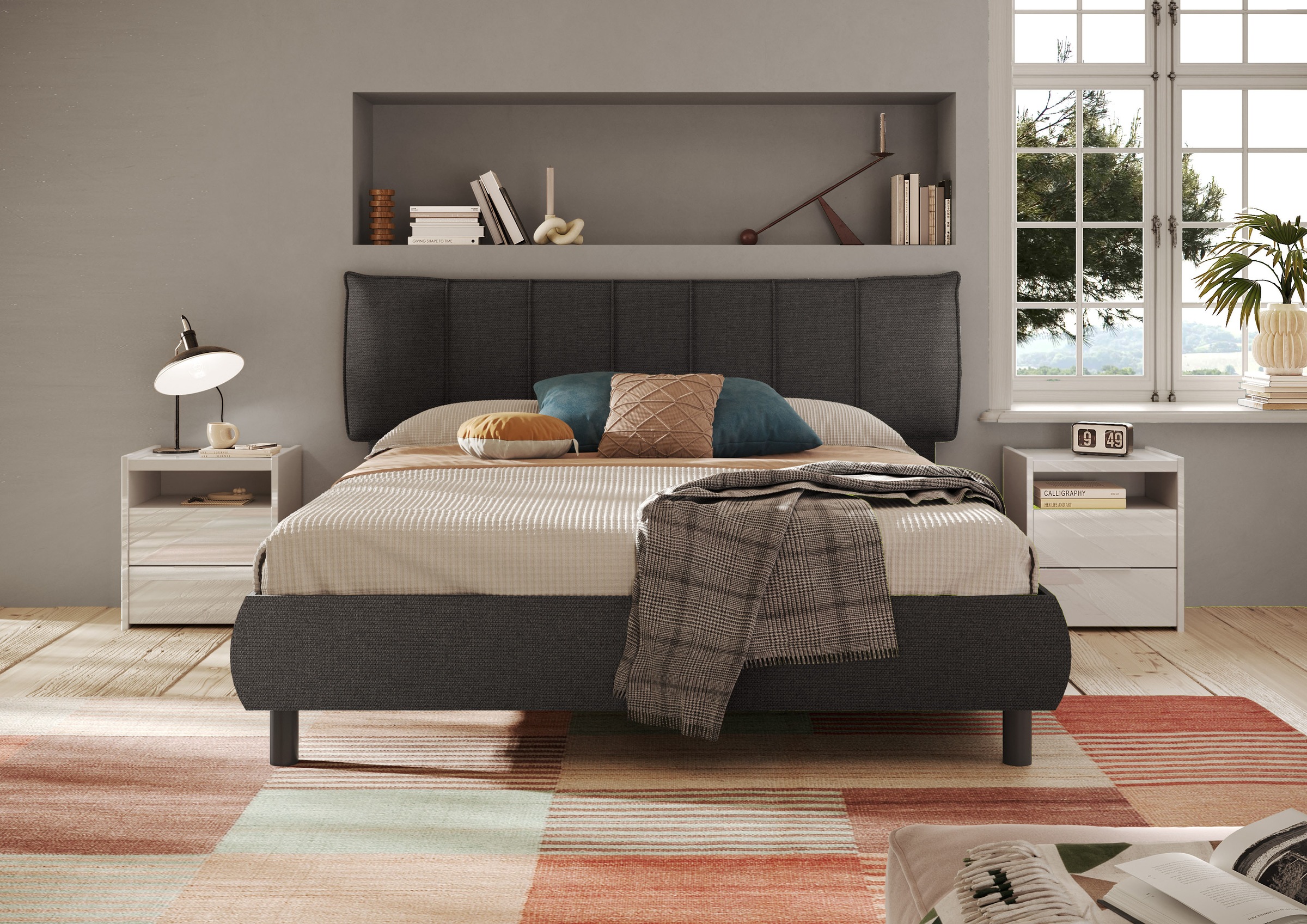 INOSIGN Polsterbett »HUG, Bettgestell Liegefläche 180x200 cm, Doppelbett,«, günstig online kaufen