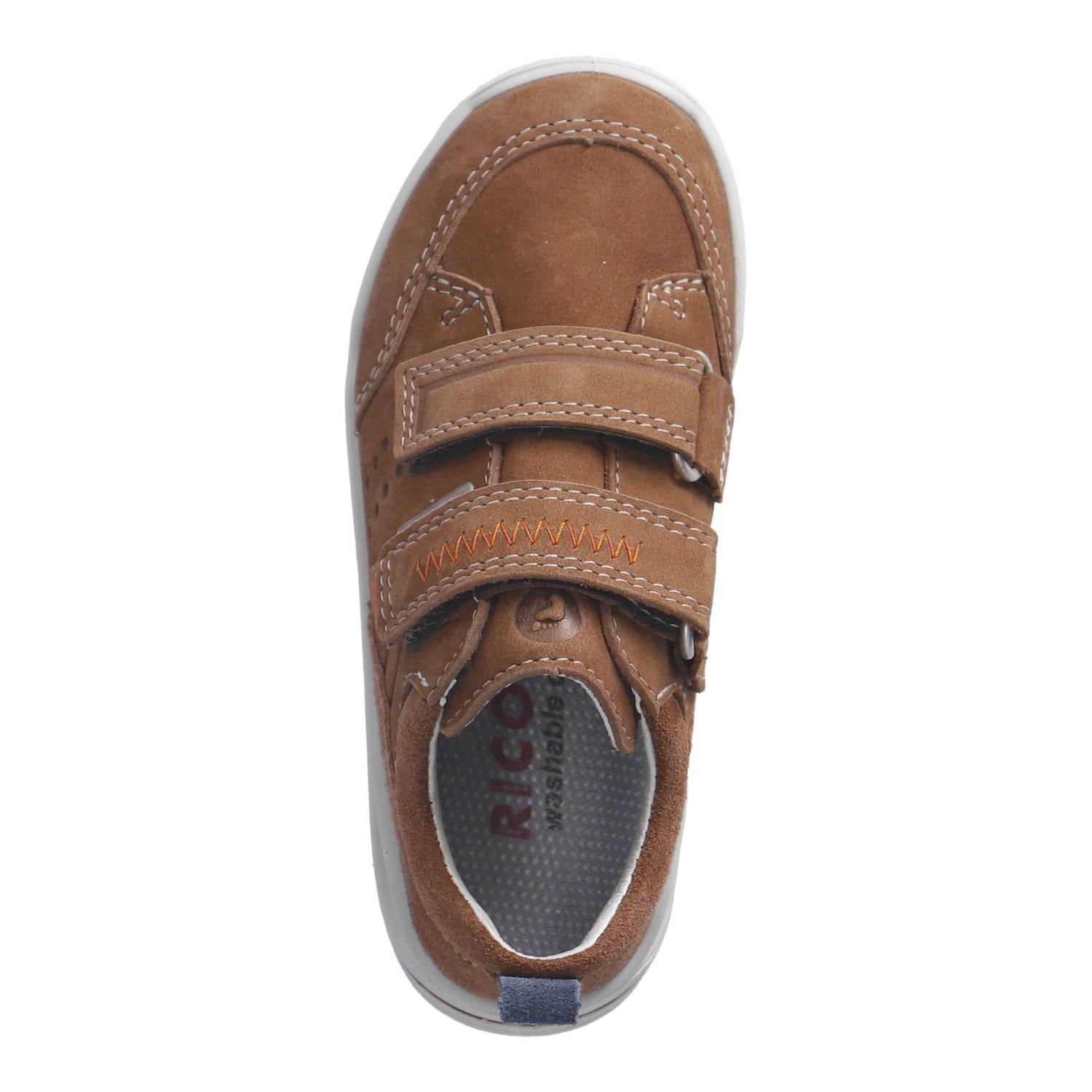 Ricosta Sneaker »June«  Halbschuh mit Klett, Größenschablone zum Download, WMS: weit