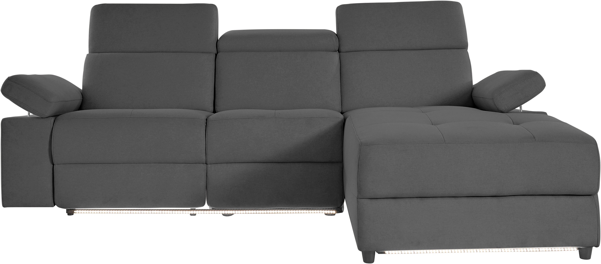 Places of Style Ecksofa "Kilado, L-Form,", mit Relaxfunktion, verstellbarer günstig online kaufen