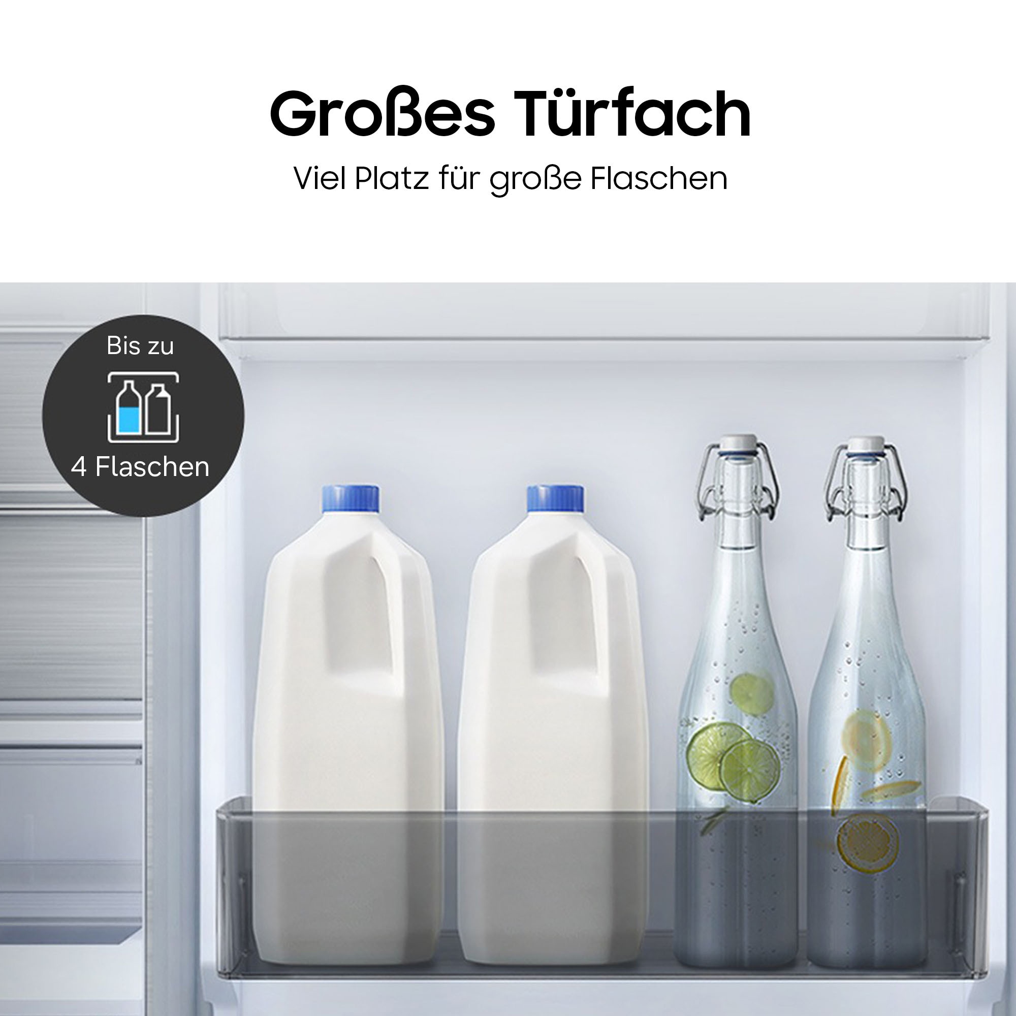Samsung Kühl-/Gefrierkombination 7300A Serie »RB38C607AS9« 203 cm hoch 59,5 cm breit No Frost+, SpaceMax, Wifi & AI Energy Mode