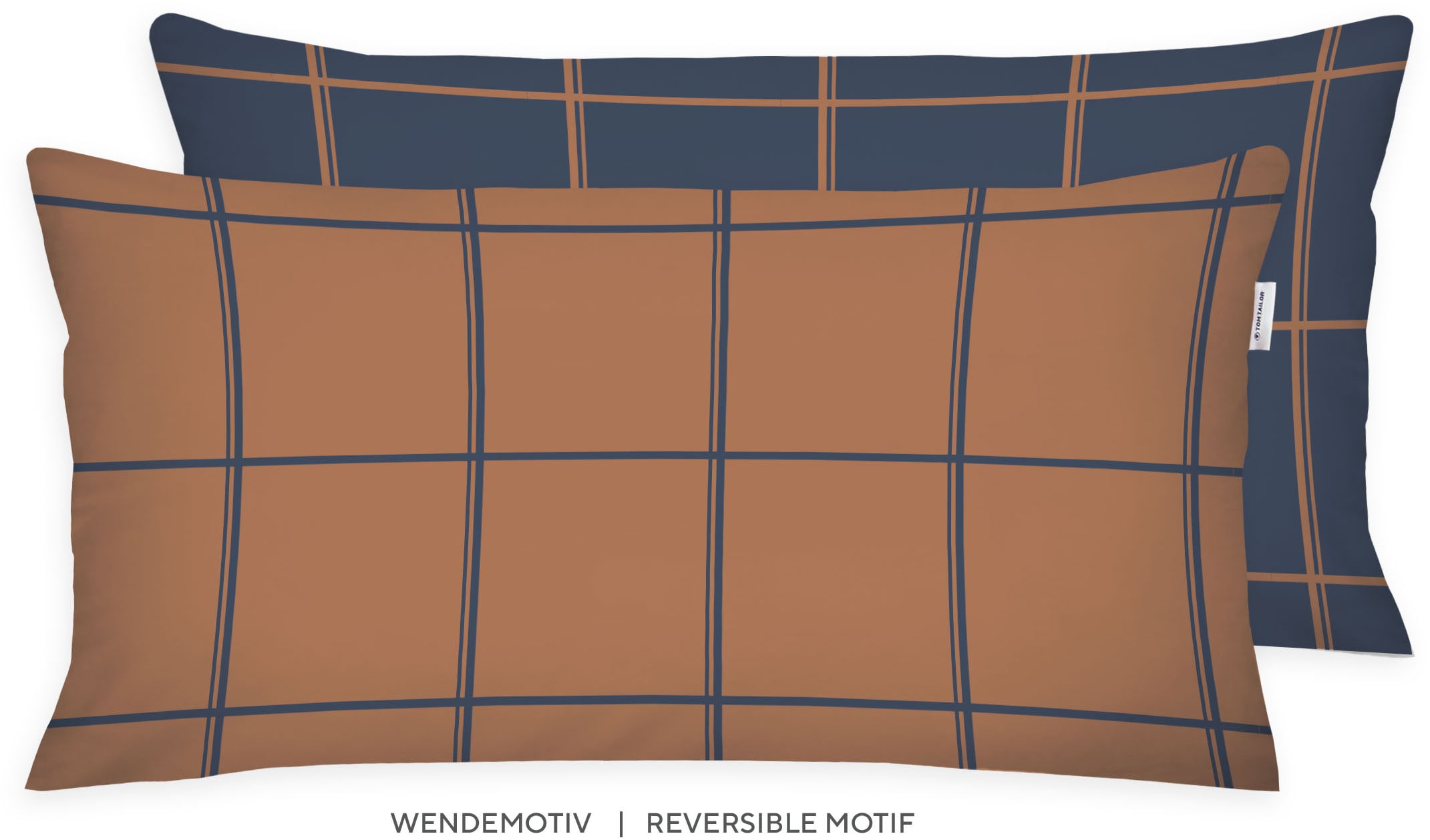 TOM TAILOR HOME Kissenhülle »new bedroom, LARGE CHECK, 40x40cm oder 40x80cm günstig online kaufen