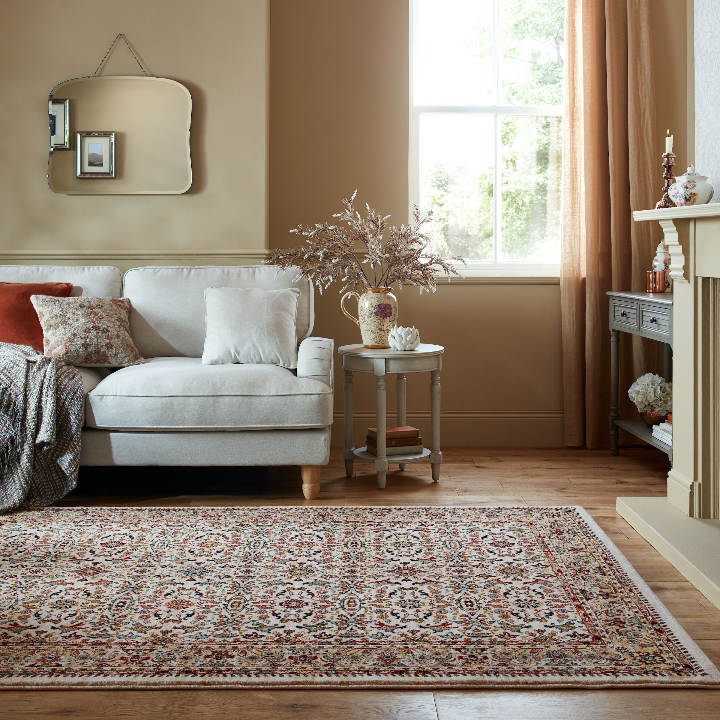 FLAIR RUGS Teppich »Sandford«, rechteckig, 12 mm Höhe, Sandford Vintage gemusterter Teppich