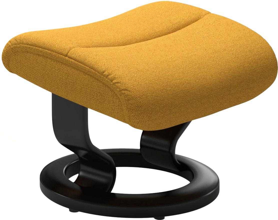 Stressless® Relaxsessel »View«, (Set, Relaxsessel mit Hocker), mit Classic Base, Größe S,Gestell Schwarz