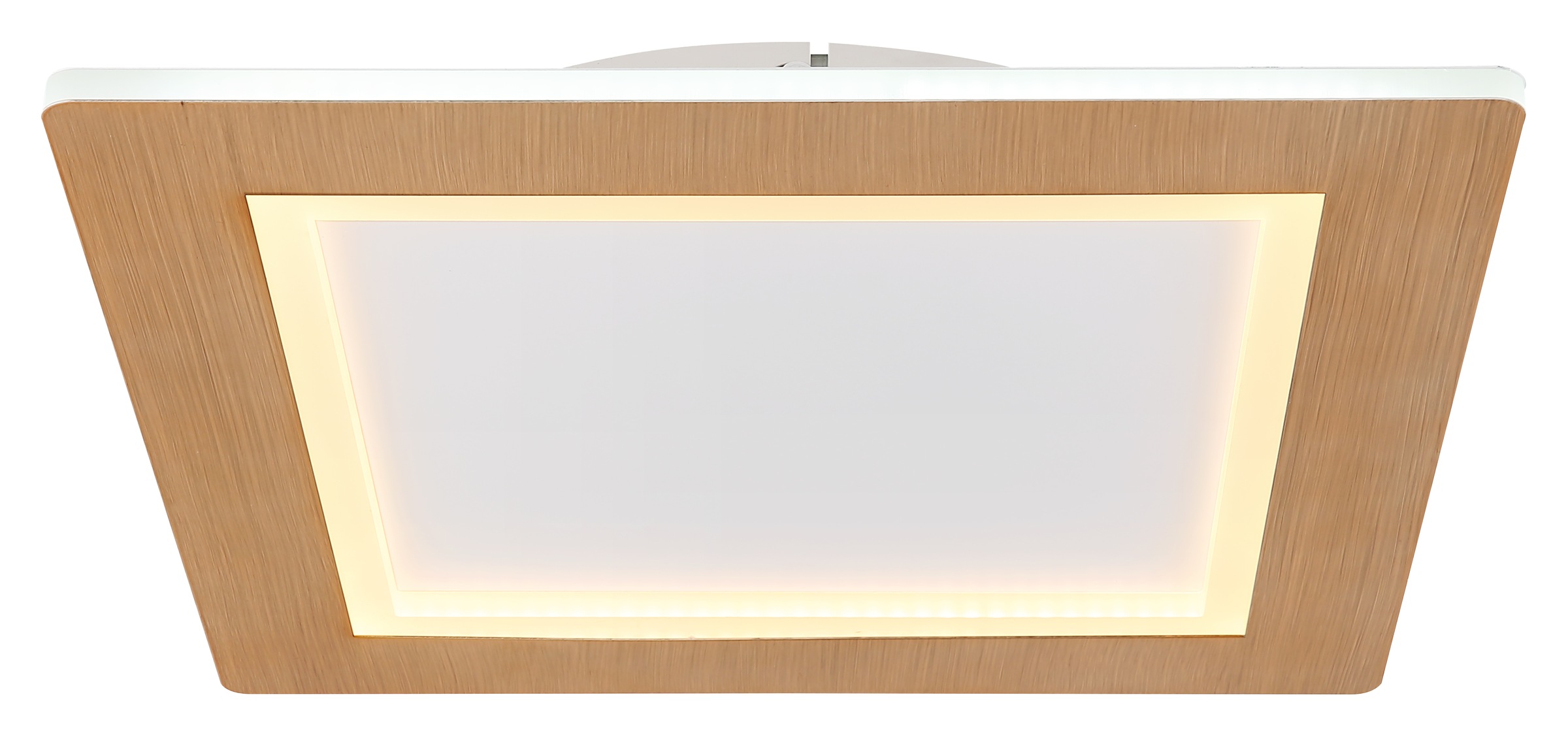 GLOBO LIGHTING LED Deckenleuchte »CLAY« LED-Modul 1 Stk. Deckenlampe/holzop günstig online kaufen