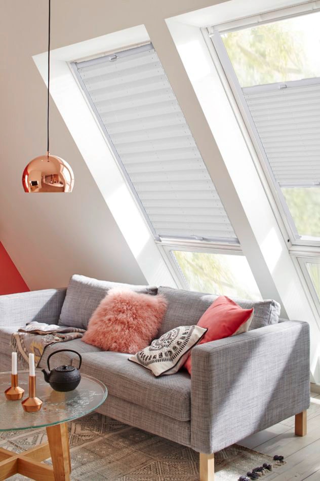 verspannt, Style schnell »StartUp Thermo Lichtschutz, bequem bestellen Crush«, sunlines und Dachfensterplissee