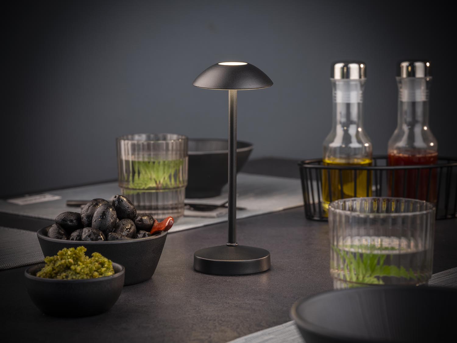 APS LED Tischleuchte »"ALVA" Kabellose USB-C Tischleuchte« LED-Modul 1 Stk. günstig online kaufen