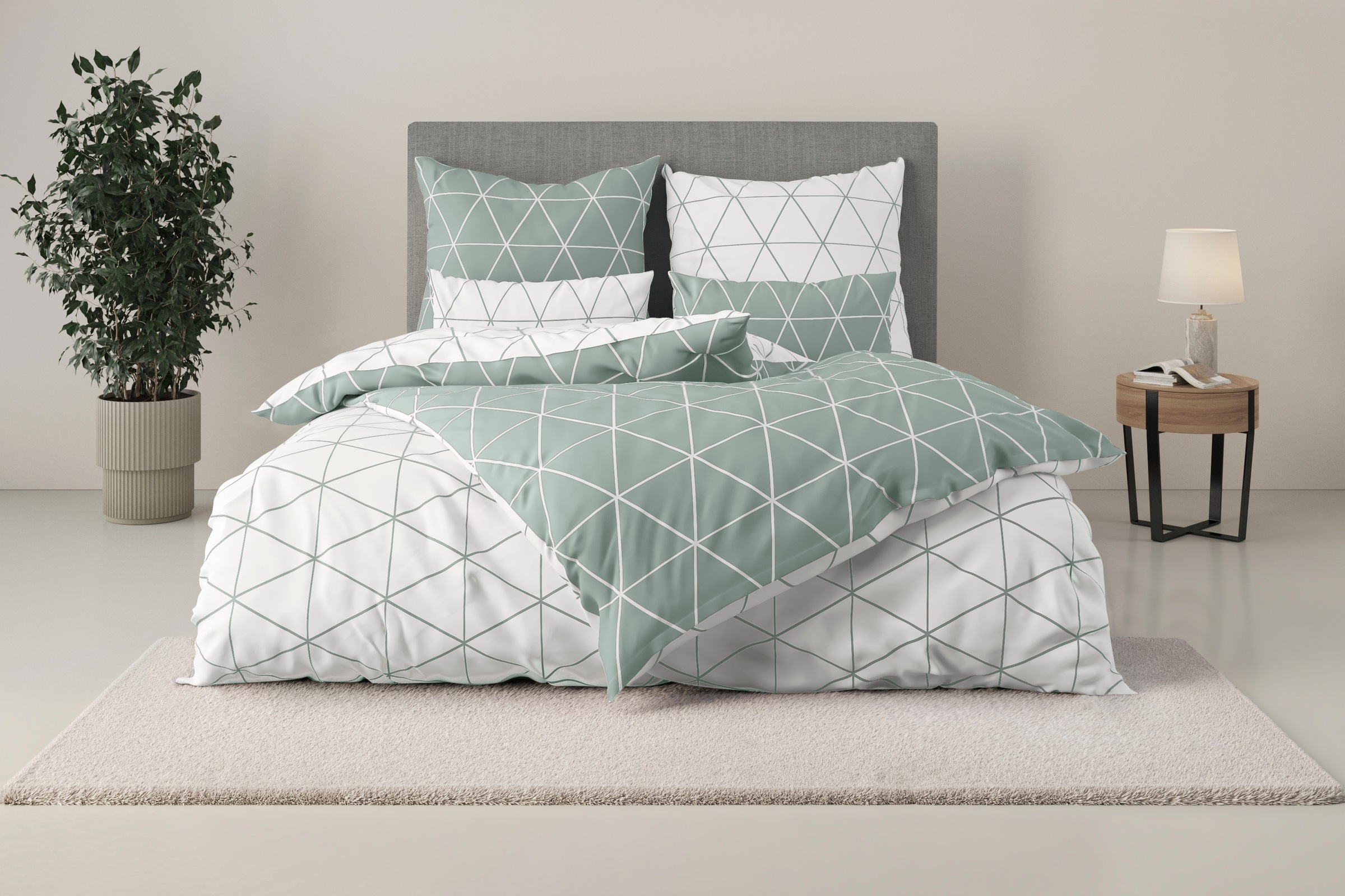 andas Bettwäsche »Balsby« 2 Stk. tlg. in Gr. 135x200 oder 155x220 cm, 100% günstig online kaufen