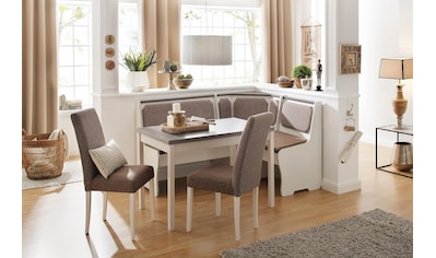 Home affaire Essgruppe »Spree«, (Set, 5 tlg.), bestehend aus Eckbank, Tisch und 2 Stühlen kaufen