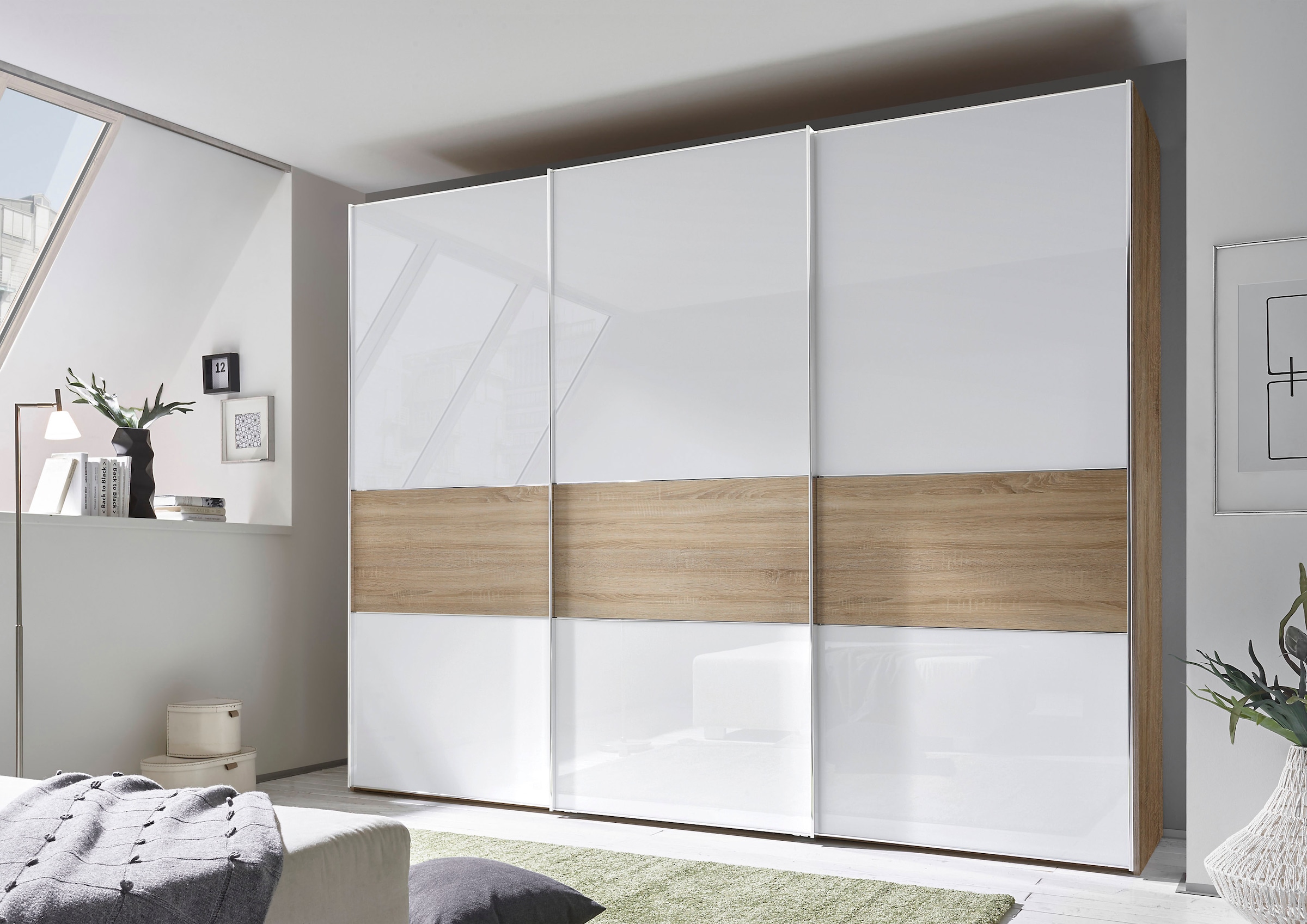 STAUD Schwebetürenschrank »Sinfonie Plus, edles Design in hochwertiger Qualität, Made in Germany« Mit vier verschiedenen Ausstattungsvarianten