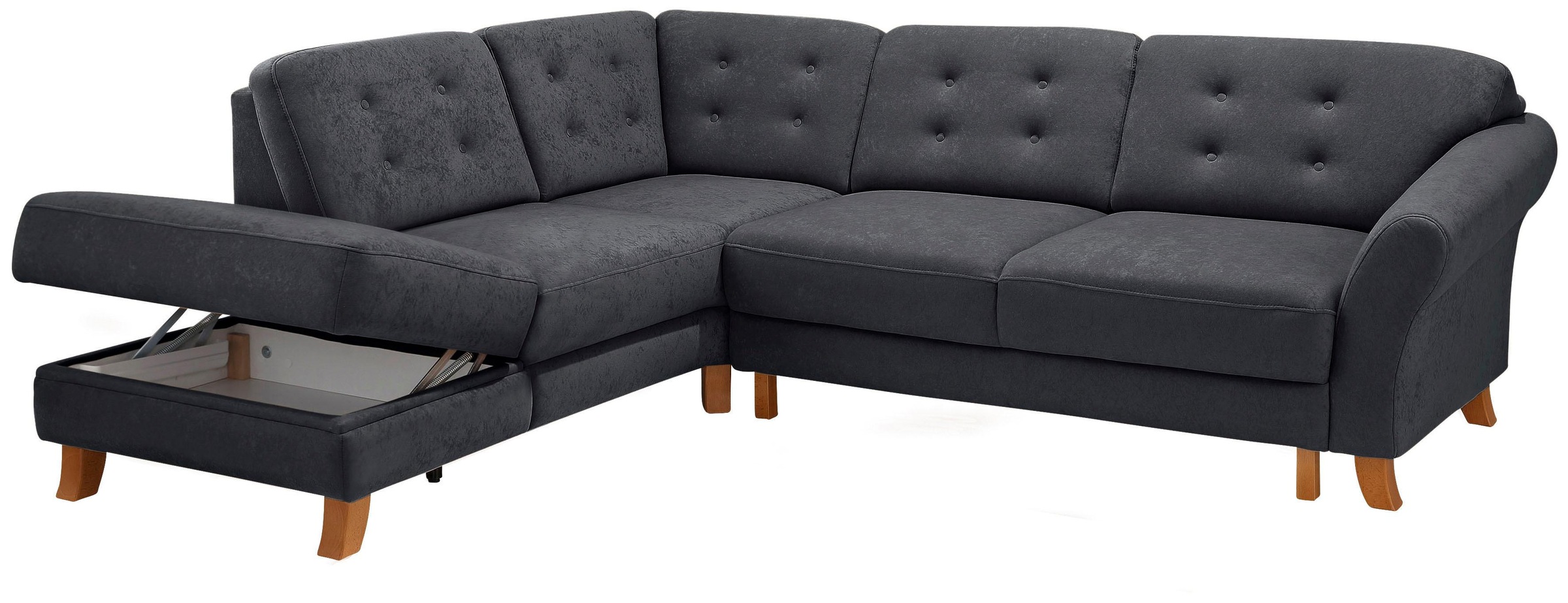 Home affaire Ecksofa »Trondheim L-Form«, mit Federkern