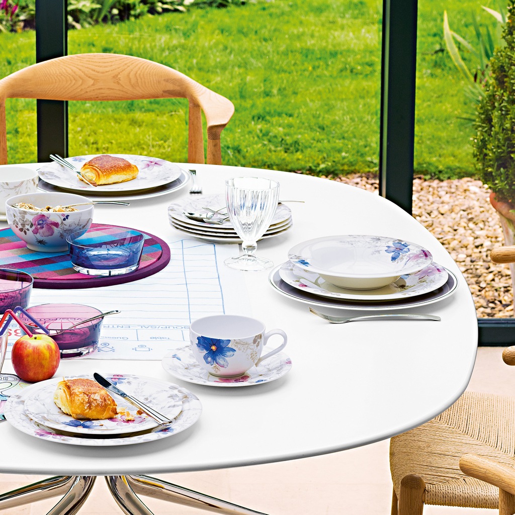 Villeroy & Boch Frühstücksteller »Frühstücksteller Mariefleur Gris Basic ø günstig online kaufen