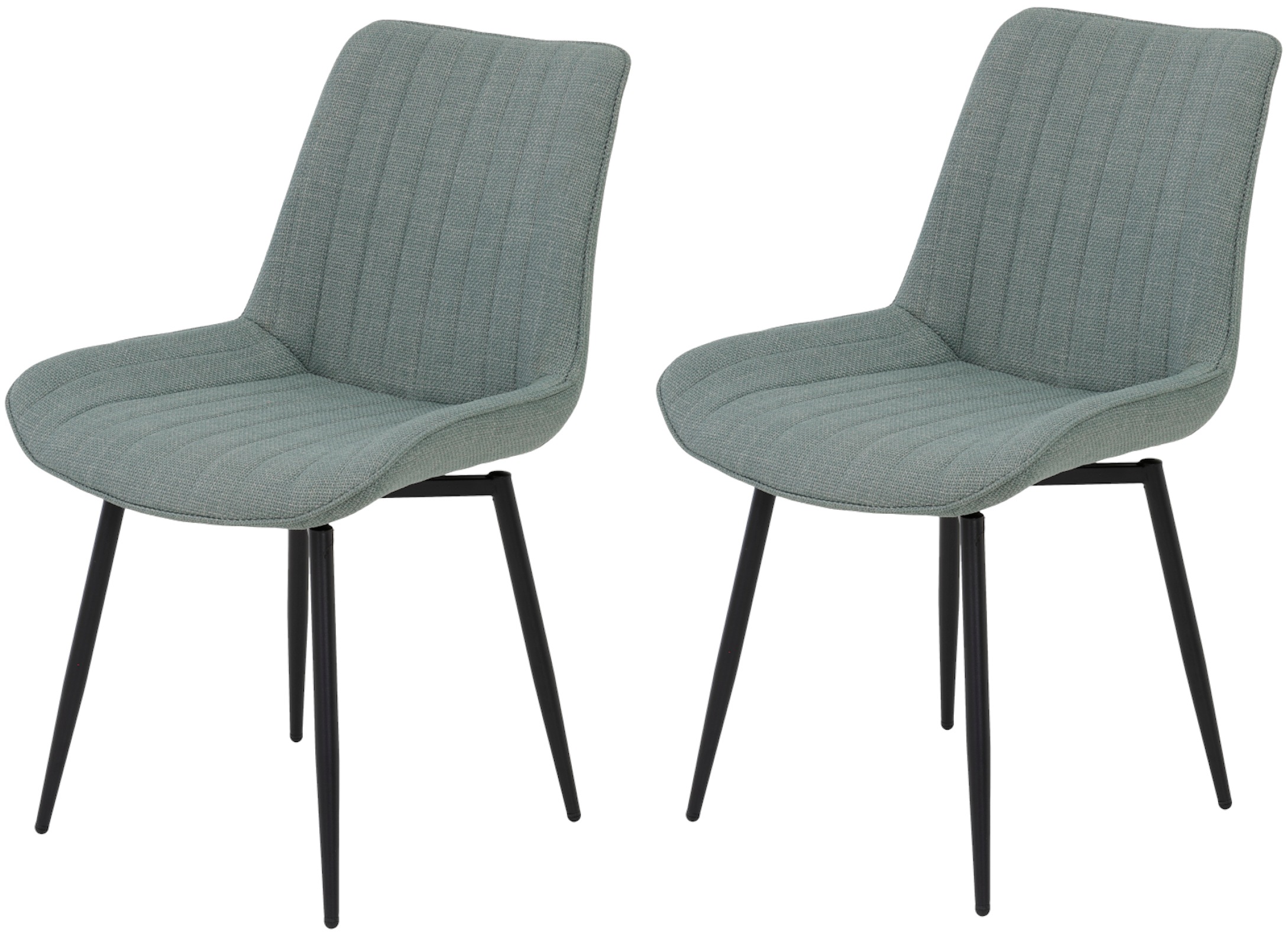 HELA Drehstuhl »Vierfußstuhl BERGEN«, (Set), 2 St., Webstoff, Esszimmerstuh günstig online kaufen