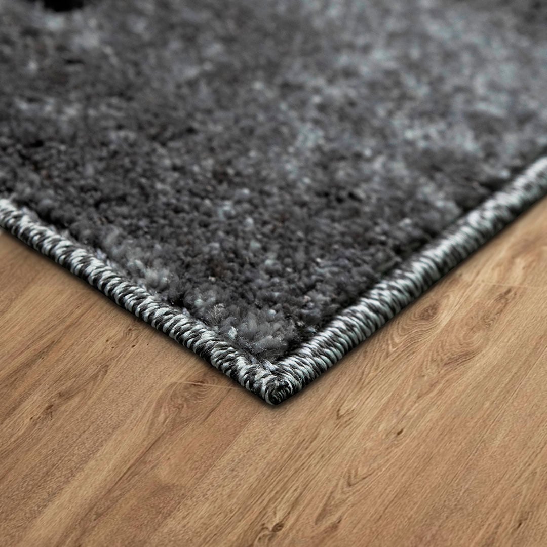 my home Teppich »Corine«, rechteckig, 9 mm Höhe, mit besonders weichem Flor, Kurzflor, modernes Karo-Design, grafisch