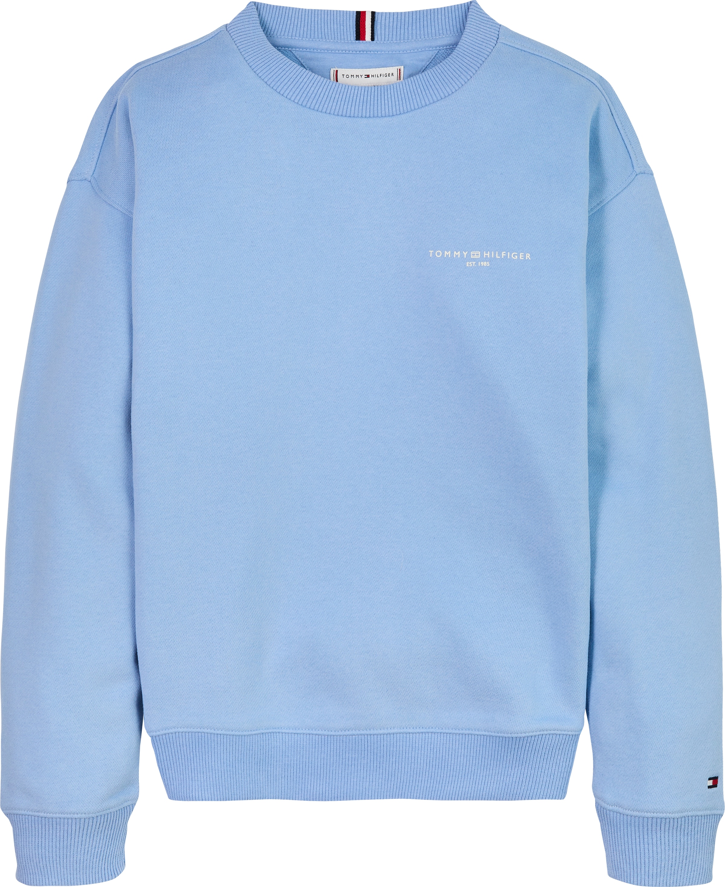 Tommy Hilfiger Sweatshirt »MINI CORP C-NECK SWEATSHIRT«, für Kinder bis 16 Jahre, mit Logo-Stickerei