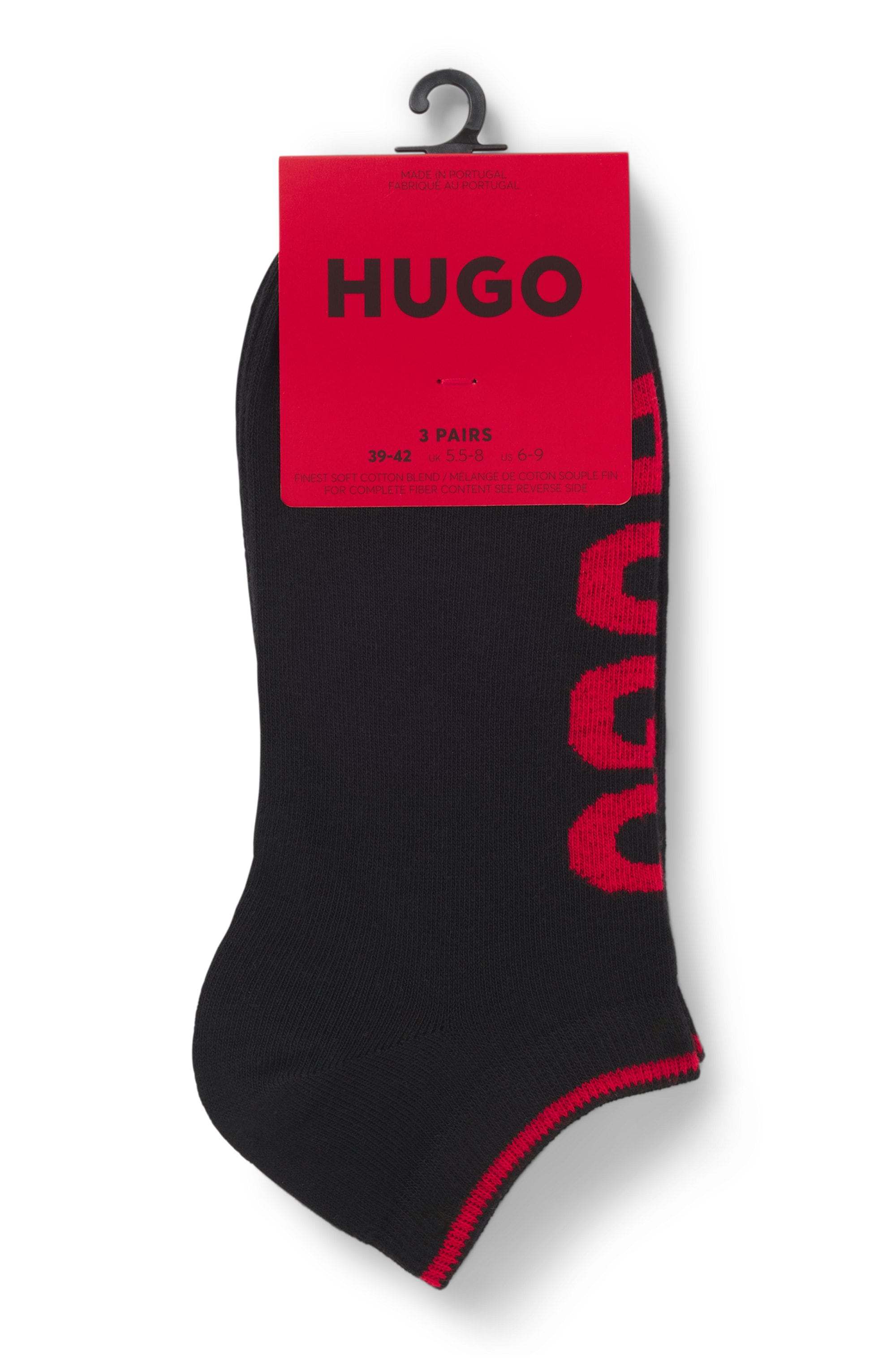 HUGO Underwear Sneakersocken »3P AS LOGO CC«, (3 Paar), mit Logodetails