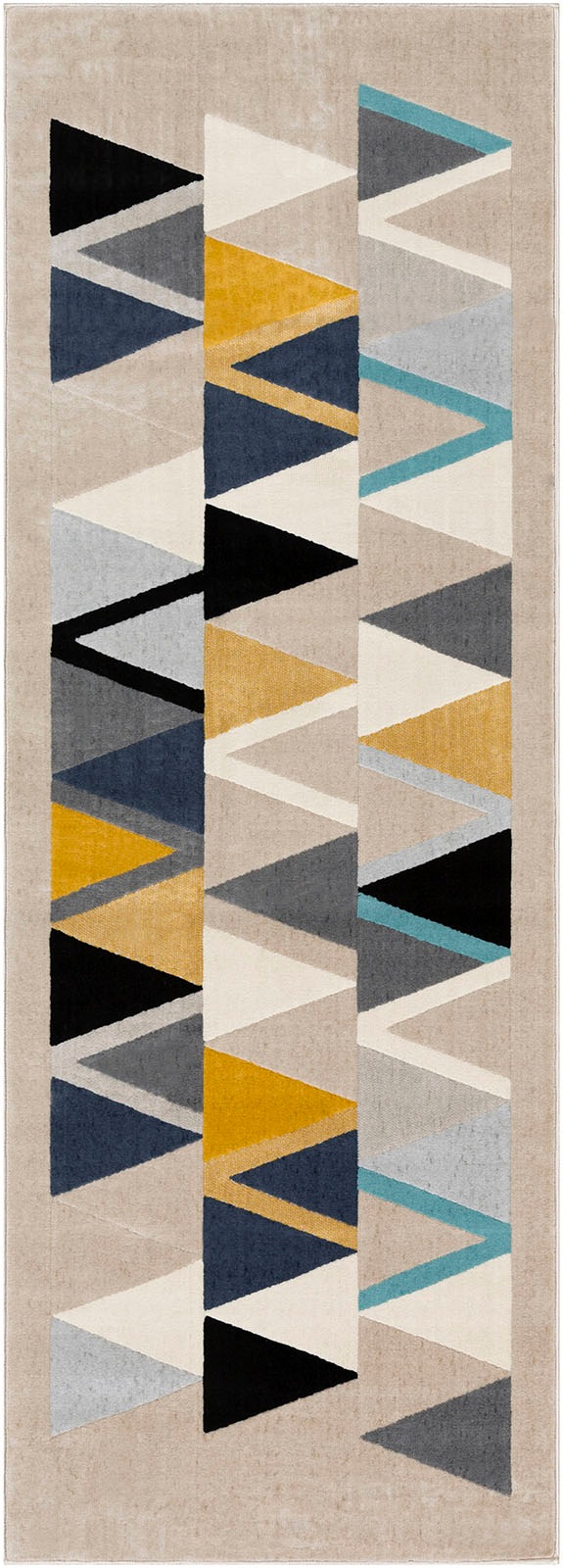 Livabliss Teppich »MILANO«, rechteckig, 11 mm Höhe, Skandi Design, Modern Boho Kurzflor Wohnzimmerteppich, Schlafzimmer