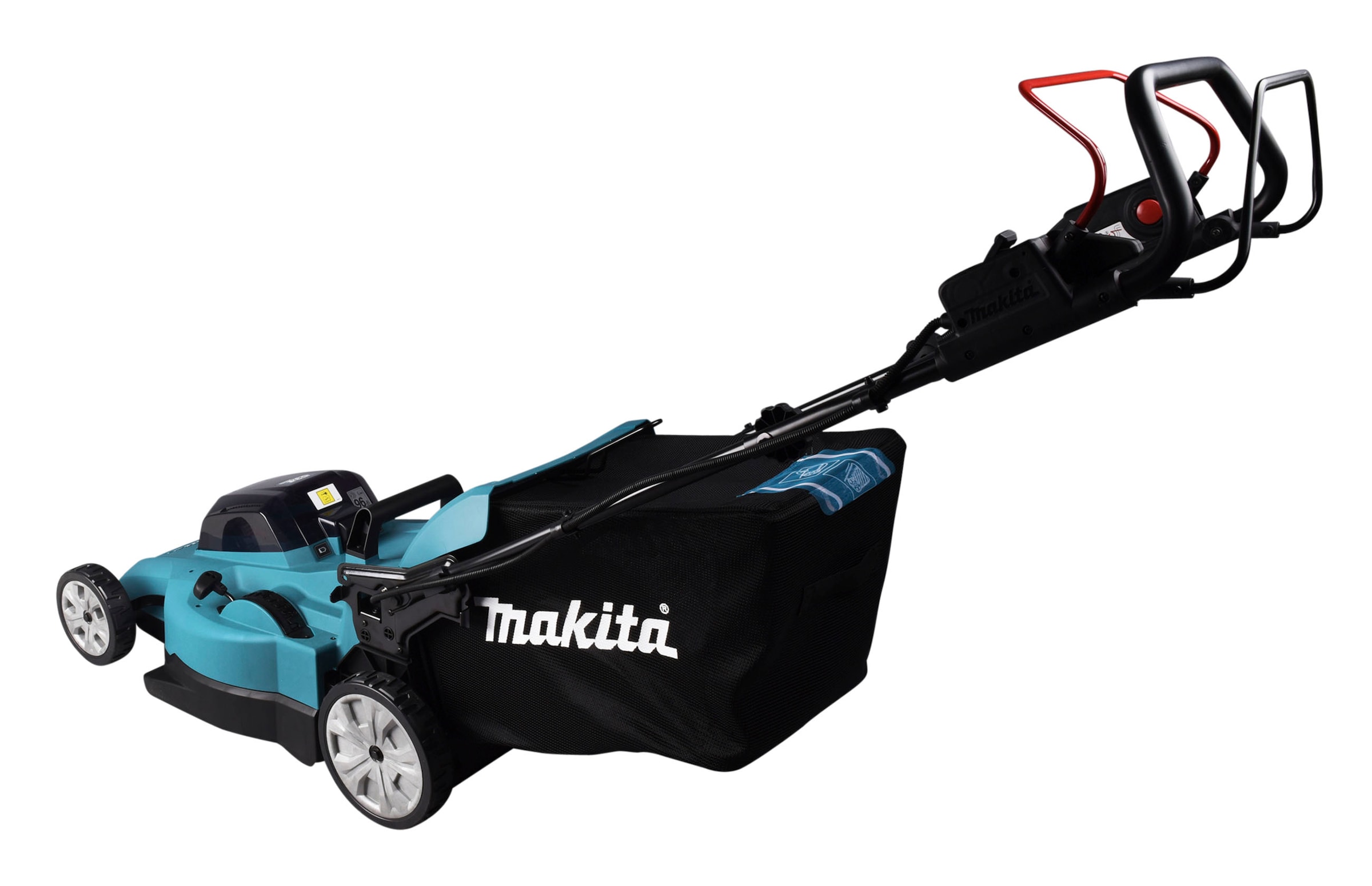 Makita Akkurasenmäher »»DLM539Z««, Ohne Akku und Ladegerät,2x18V, 53 cm, 70 l