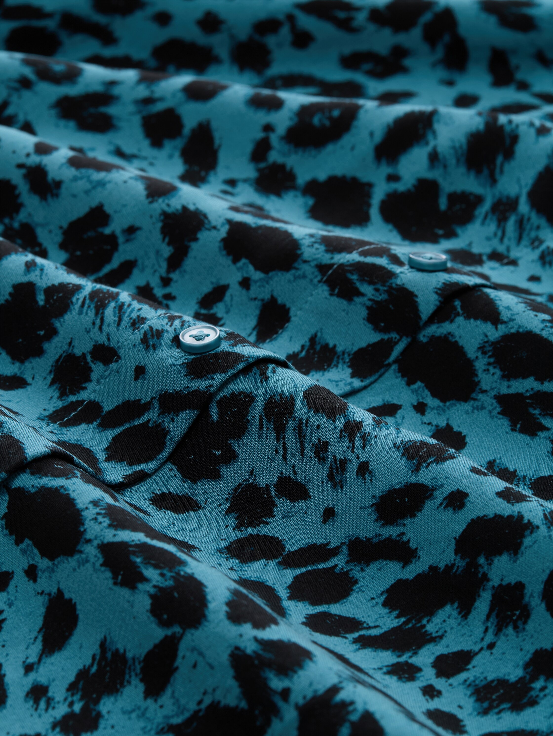 TOM TAILOR PLUS Klassische Bluse mit Leo-Print