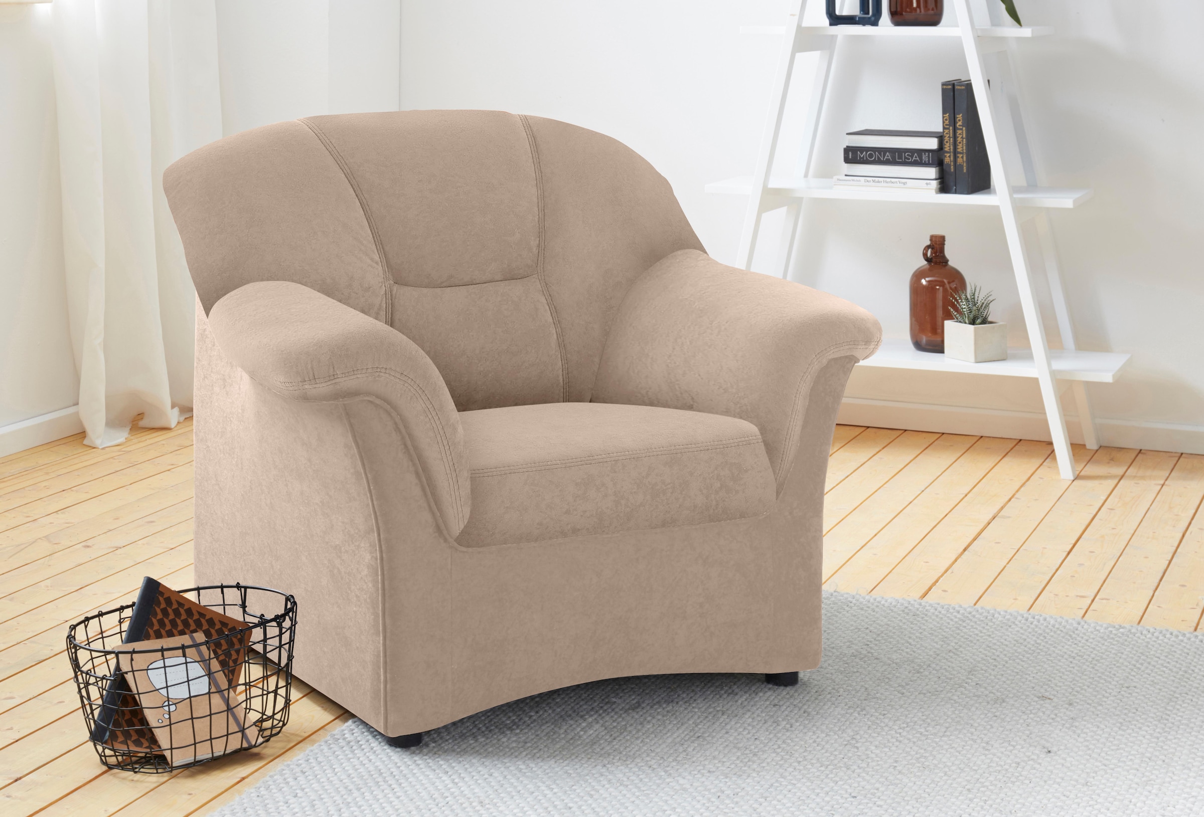 DOMO collection Sessel »Sarafina zeitlos und elegant, bequem« wahlweise mit günstig online kaufen