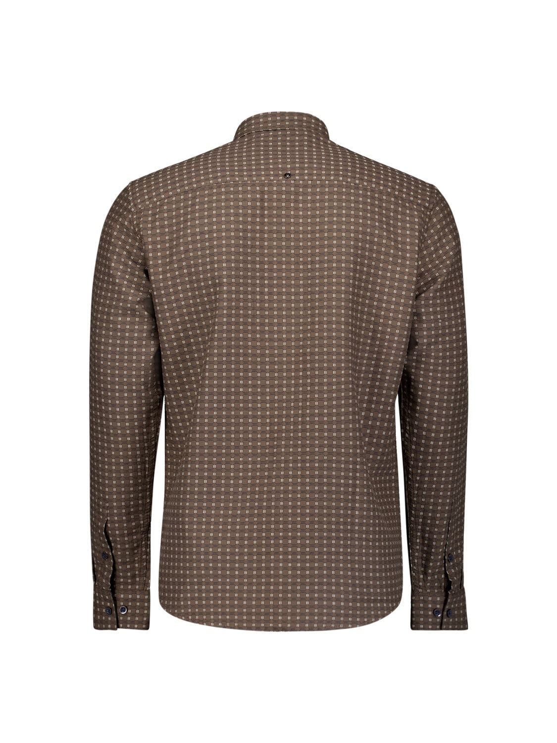 NO EXCESS Langarmhemd »No Excess Gewebtes Jacquard-Hemd«