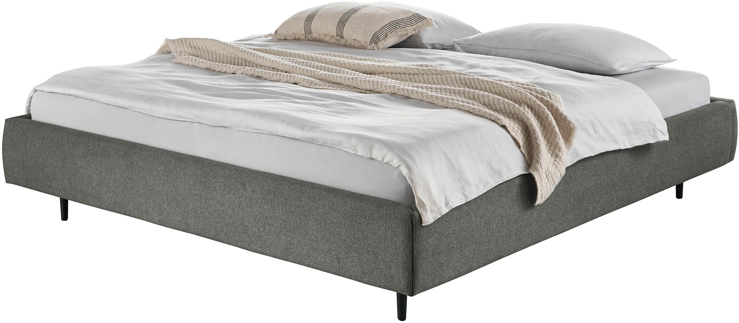 Home affaire Polsterbett »Lumira, rahmenhohes Design & wahweise Überlänge« günstig online kaufen