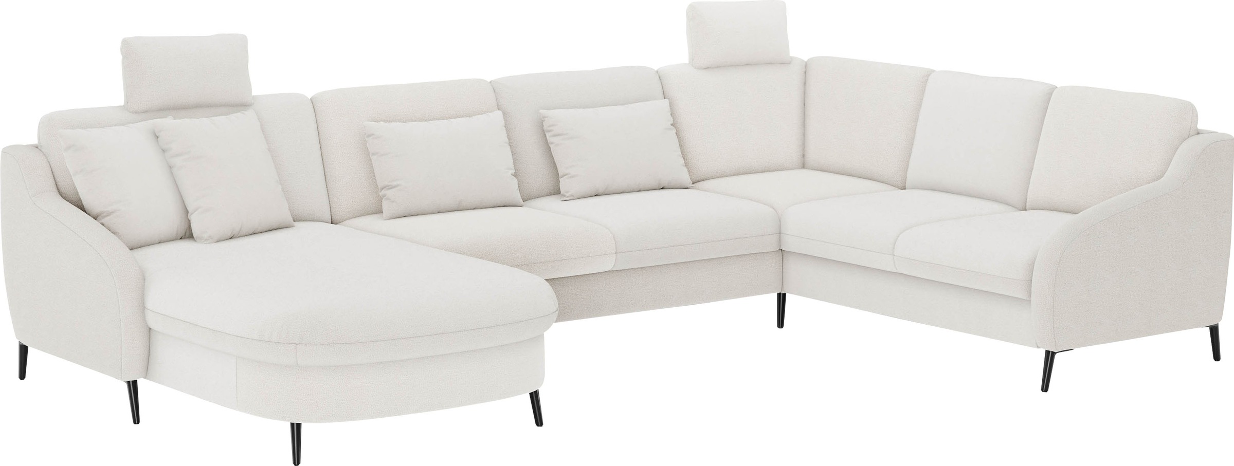 sit&more Wohnlandschaft »Soul U-Form«, wahlweise mit Bettfunktion und Bettkasten oder Schubkasten