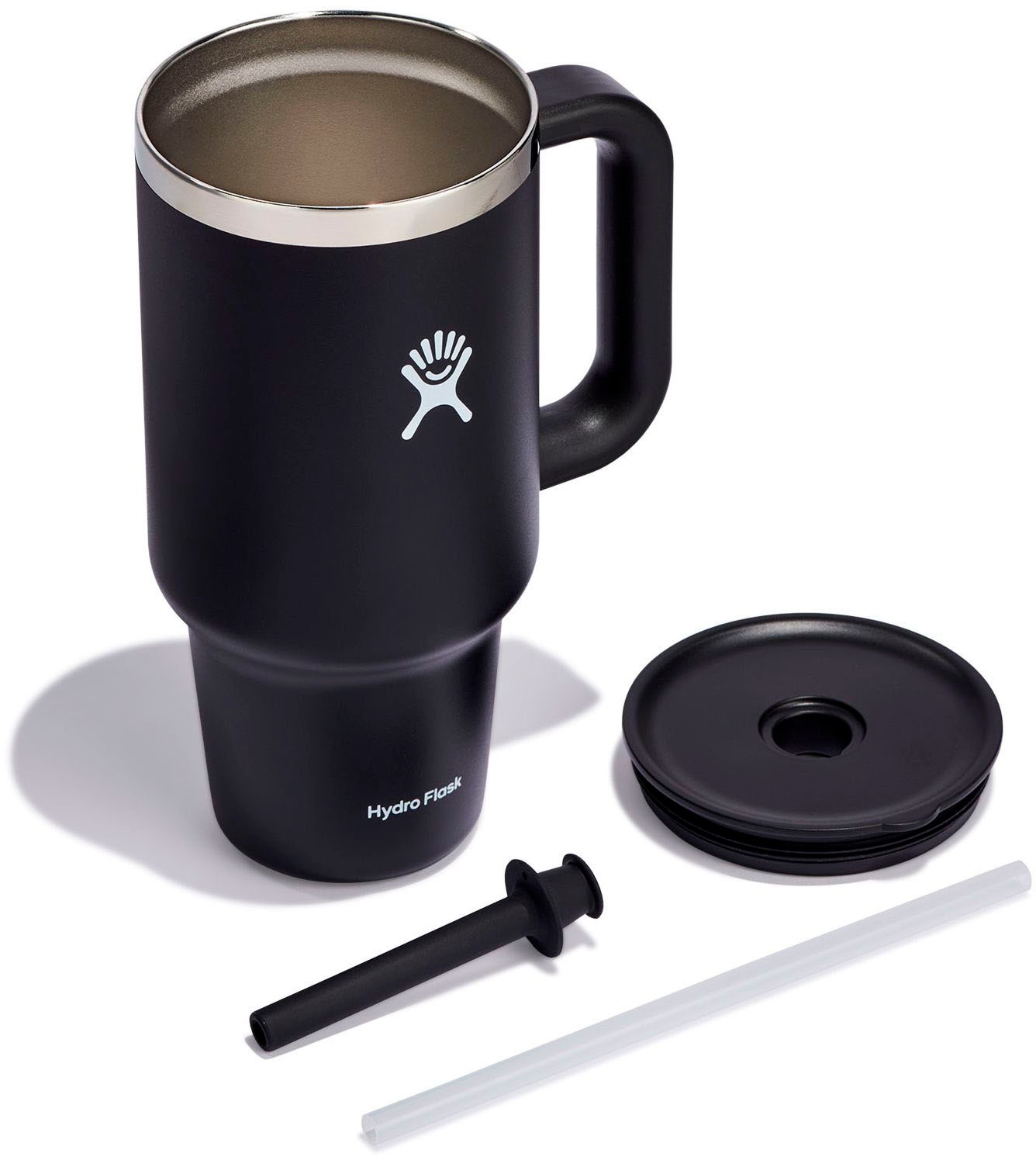 Hydro Flask Thermobecher »All Around Travel Tumbler in den Größen 24 oz/ 32 oz / 40 oz«, (1 tlg.), Thermo Cup mit Strohhalm