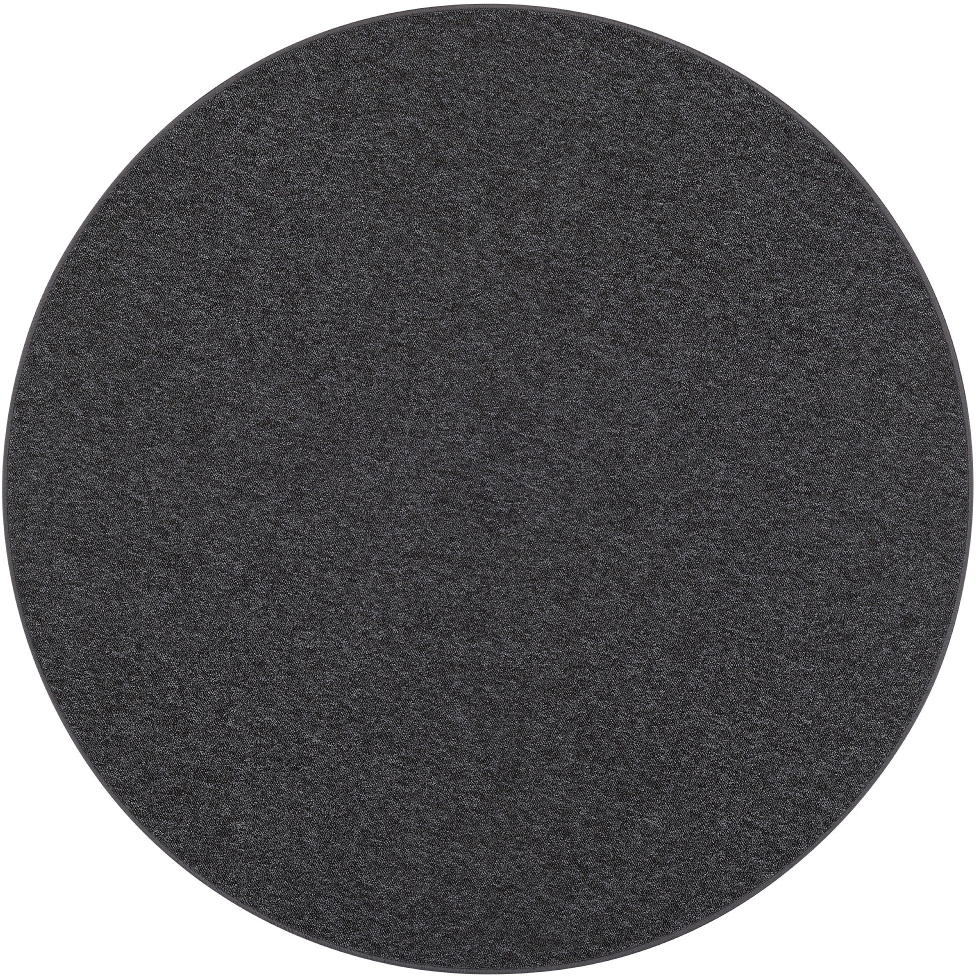 my home Teppich »Fortis«, rund, 5 mm Höhe, Uni Farben, Schlinge, gekettelt, günstig online kaufen