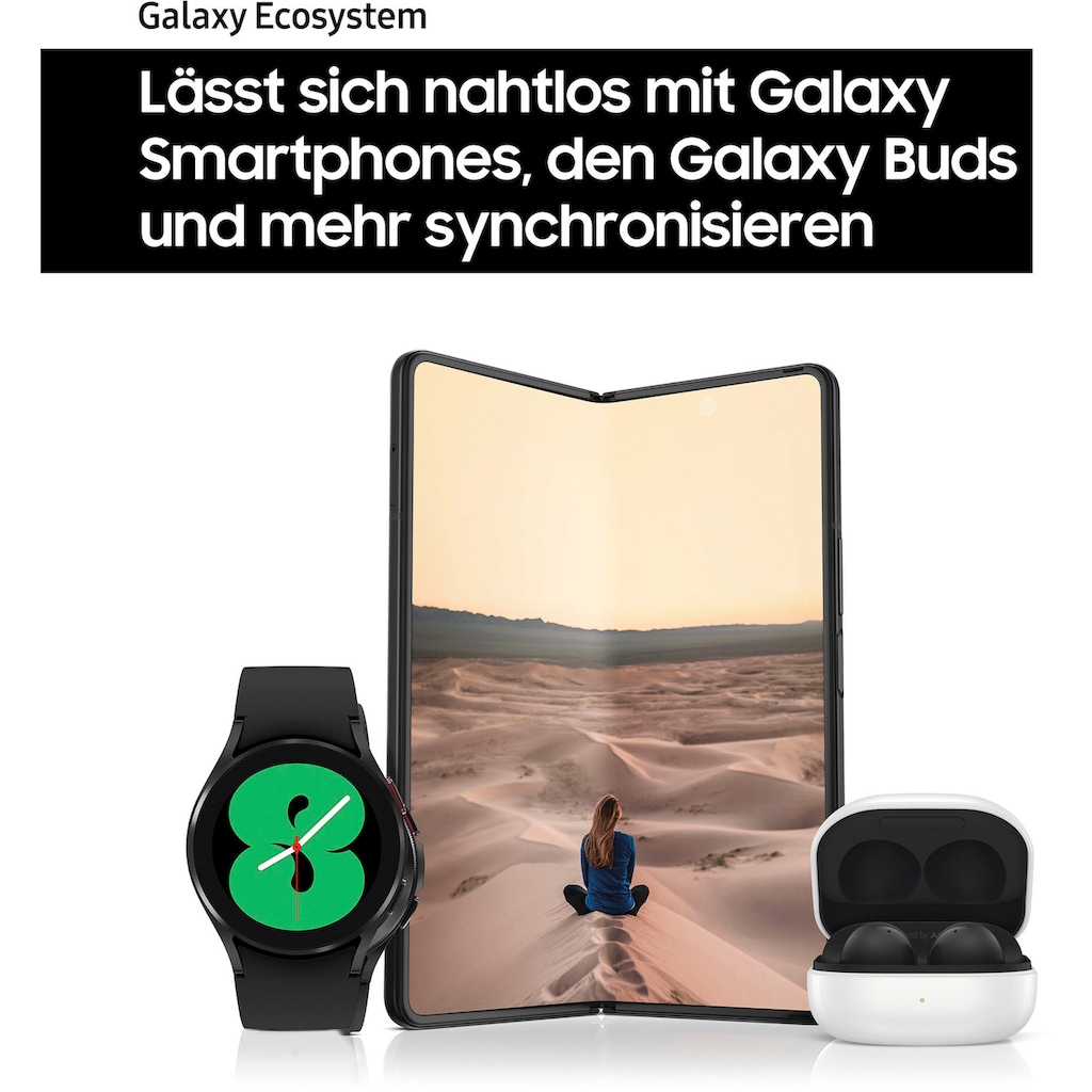 Samsung Smartwatch »Galaxy Watch 4 44mm BT«, (Wear OS by Google Fitness Uhr, Fitness Tracker, Gesundheitsfunktionen)