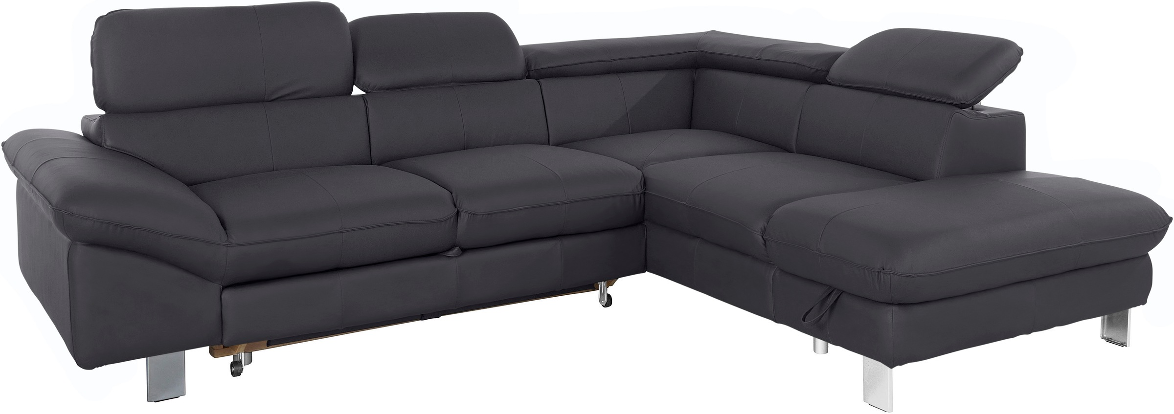 COTTA Ecksofa »Driver L-Form«, mit Kopfteilverstellung, wahlweise mit Bettfunktion & Bettkasten