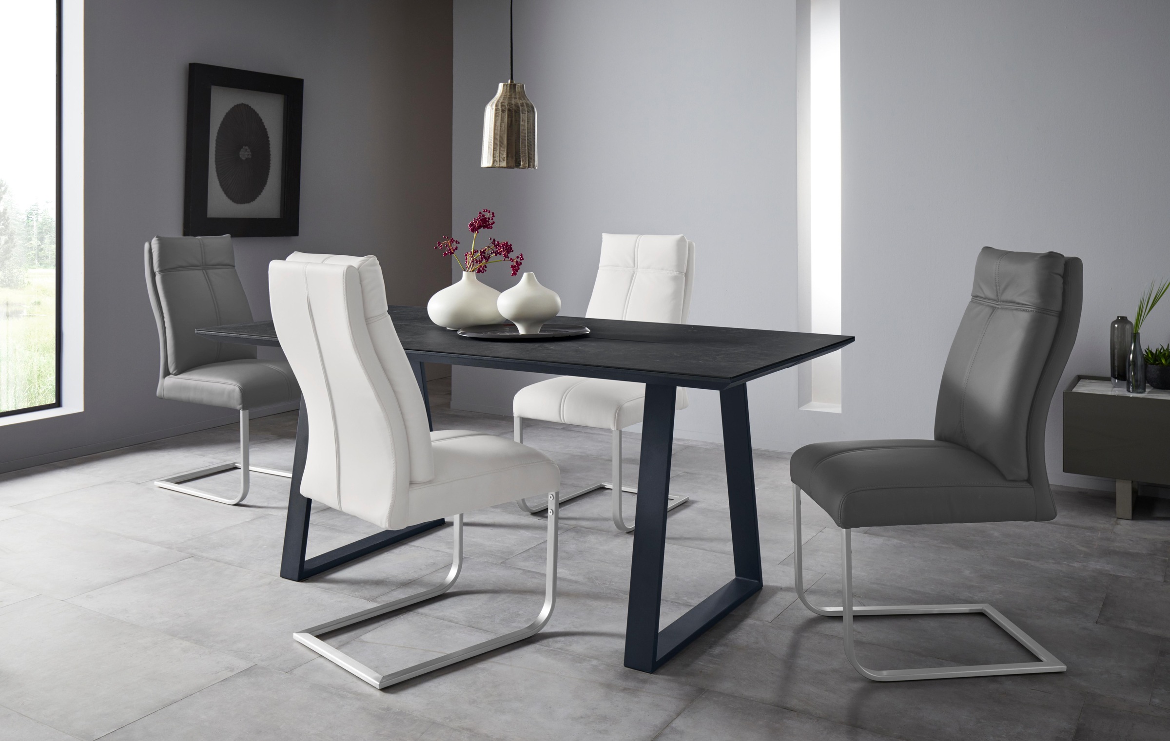 Places of Style Esszimmerstuhl Luanda 2er Set, in zwei verschiedenen Bezugsvarianten, Sitzhöhe 49 cm Places of Style Esszimmerstuhl Luanda 2er Set, in zwei verschiedenen Bezugsvarianten, Sitzhöhe 49 cm