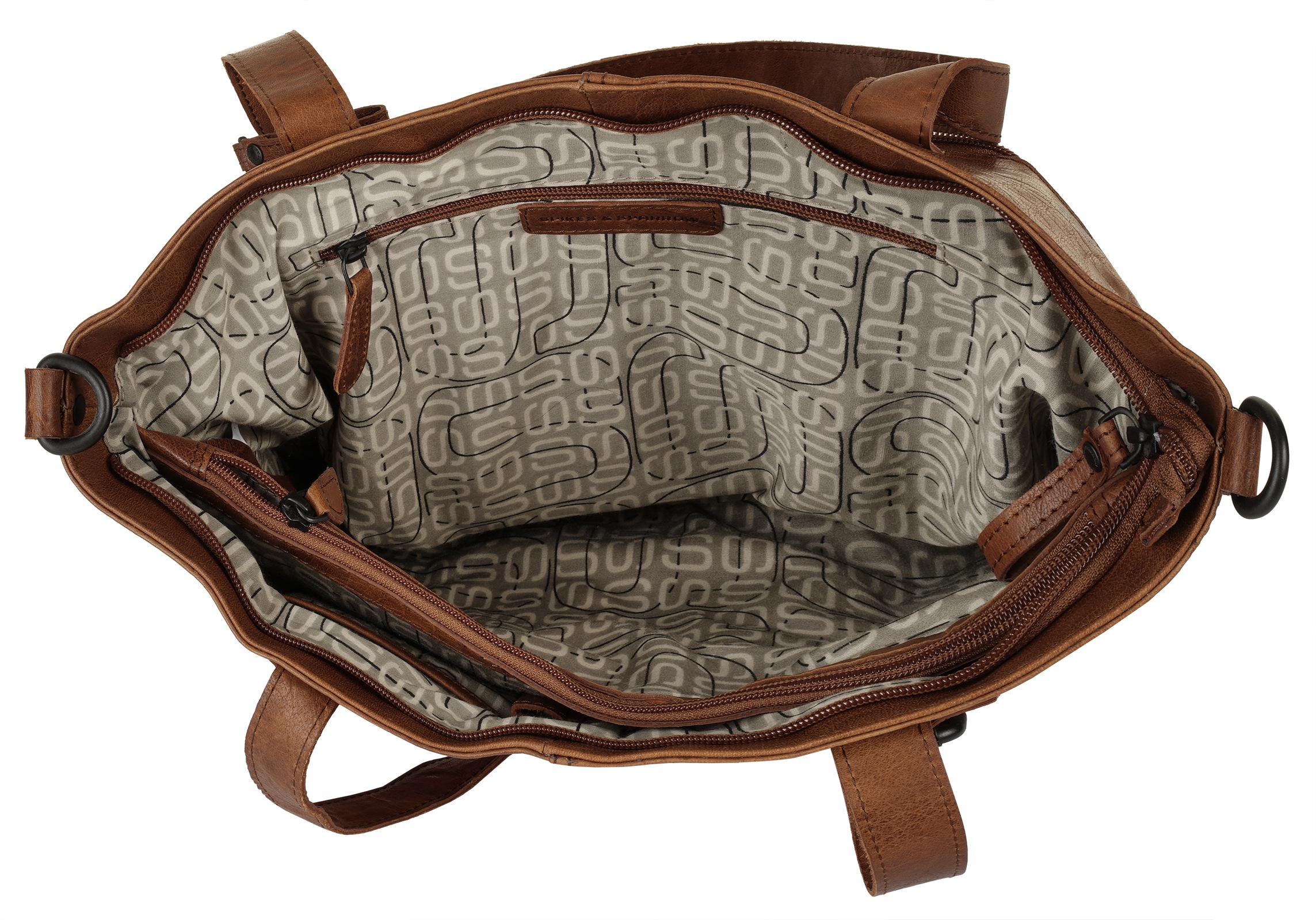 Spikes & Sparrow Shopper echt Leder