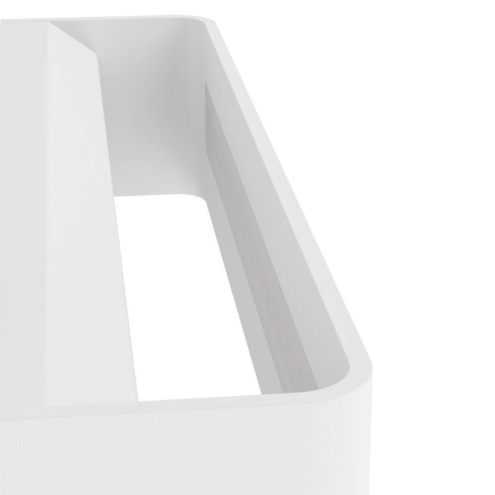 EGLO Wandleuchte »SANIA 4 Wandlampe, Wandstrahler, Flurlampe, weiß, LED, modern«, 1 flammig, Leuchtmittel LED-Board | LED fest integriert, Wohnzimmer, Esszimmer, Flur, minimalistisch, indirektes Licht,36,5x8cm