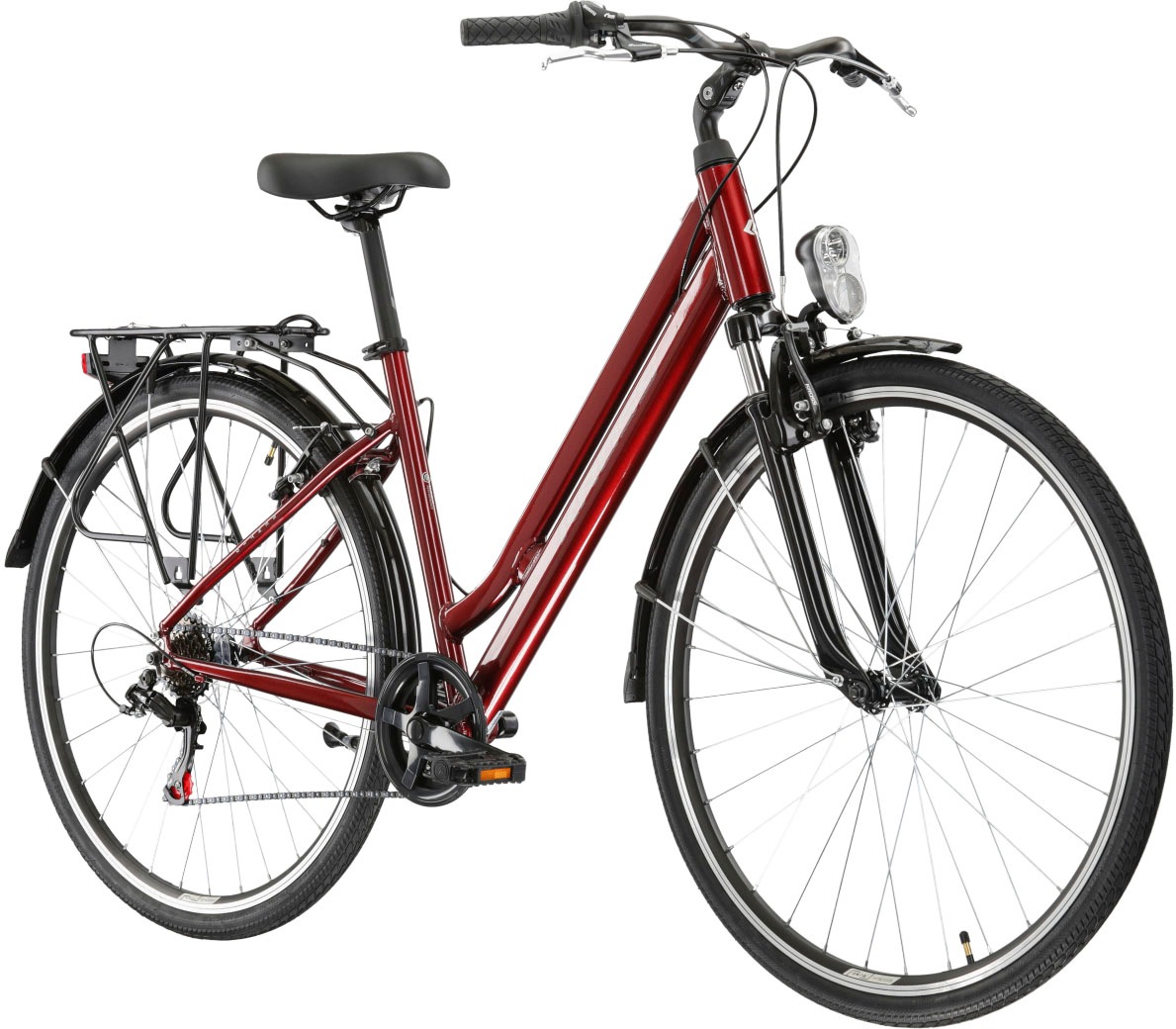 Kross Cityrad »Sentio 1.0«, 6 Gang, Shimano, TOURNEY TZ500 Schaltwerk, Kettenschaltung