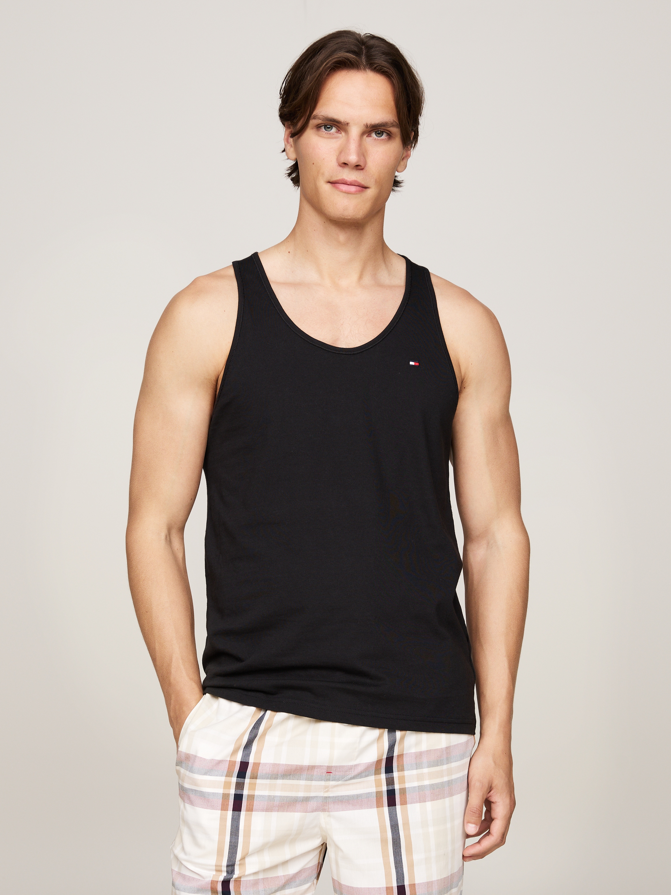 Tommy Hilfiger Underwear Tanktop »3P TANK TOP«, (Packung, 3 tlg., 3er), mit Logo-Stickerei