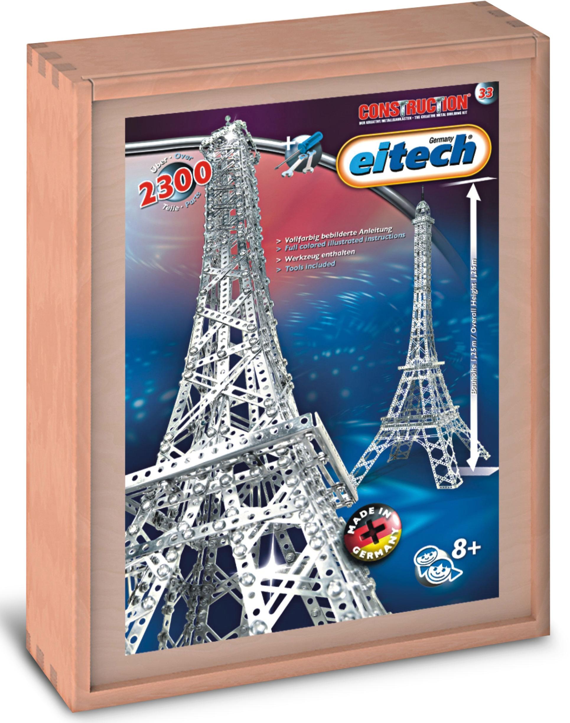 Bild von Eitech Metallbaukasten »Eiffelturm«, (2300 St.), Made in Germany