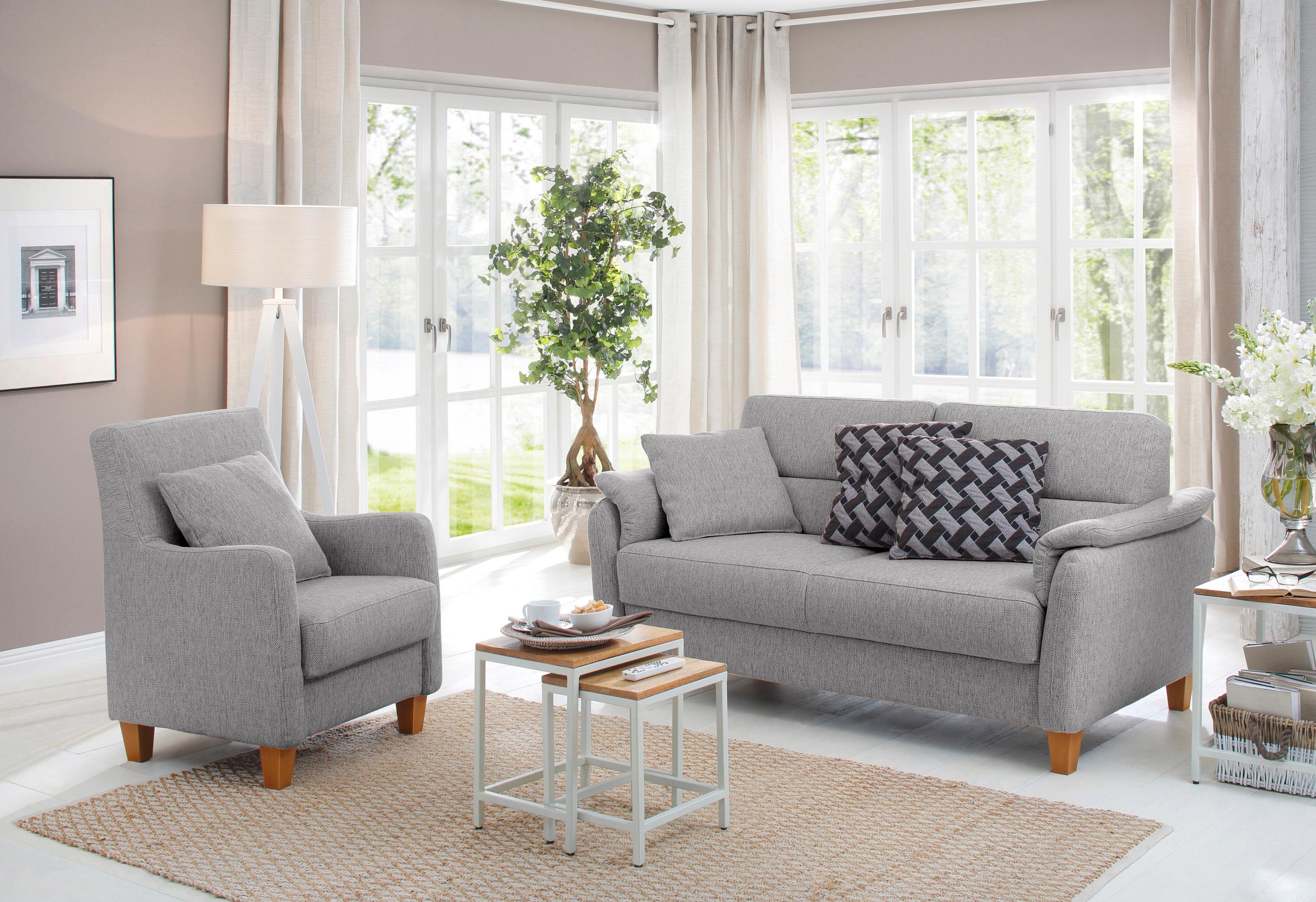 Home affaire Sessel »Palmera, B: 70 cm« mit Federkern günstig online kaufen
