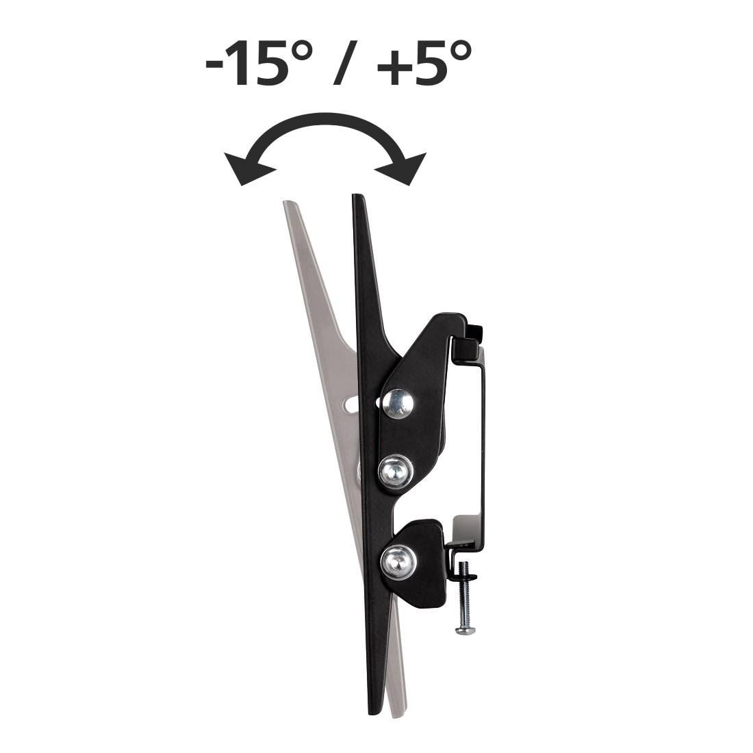 Hama TV-Wandhalterung »TV-Wandhalterung TILT, Schwarz, 48 - 117 cm (19" - 46"), 32", 43"«, bis 117 cm Zoll
