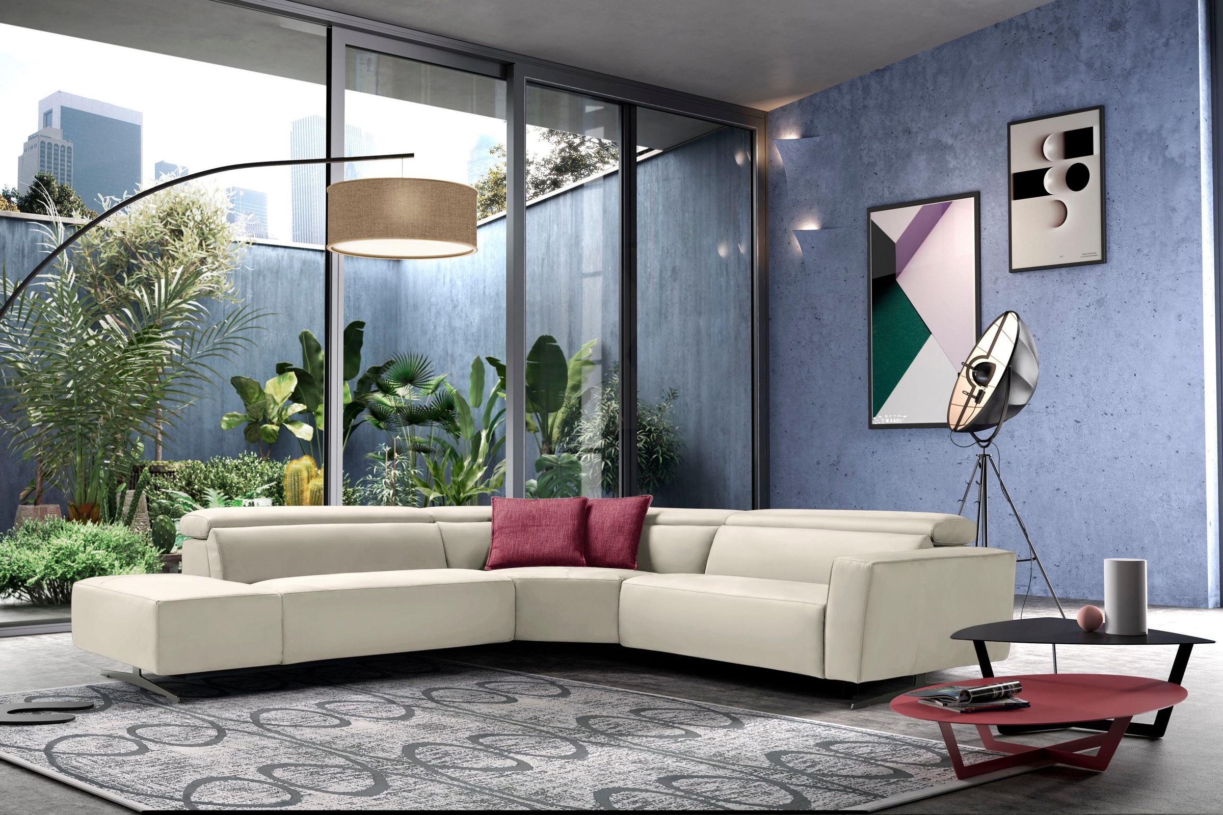 Egoitaliano Ecksofa »Stefanie-e, Designsofa der Extraklasse, bequem mit hoh günstig online kaufen
