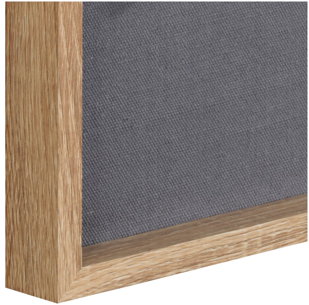 Hama Bilderrahmen »Fotorahmen Muro MDF mit Klammern Eiche Wandgestaltung« FSC-zertifiziert, Klammern, Wanddeko, individuell gestaltbar