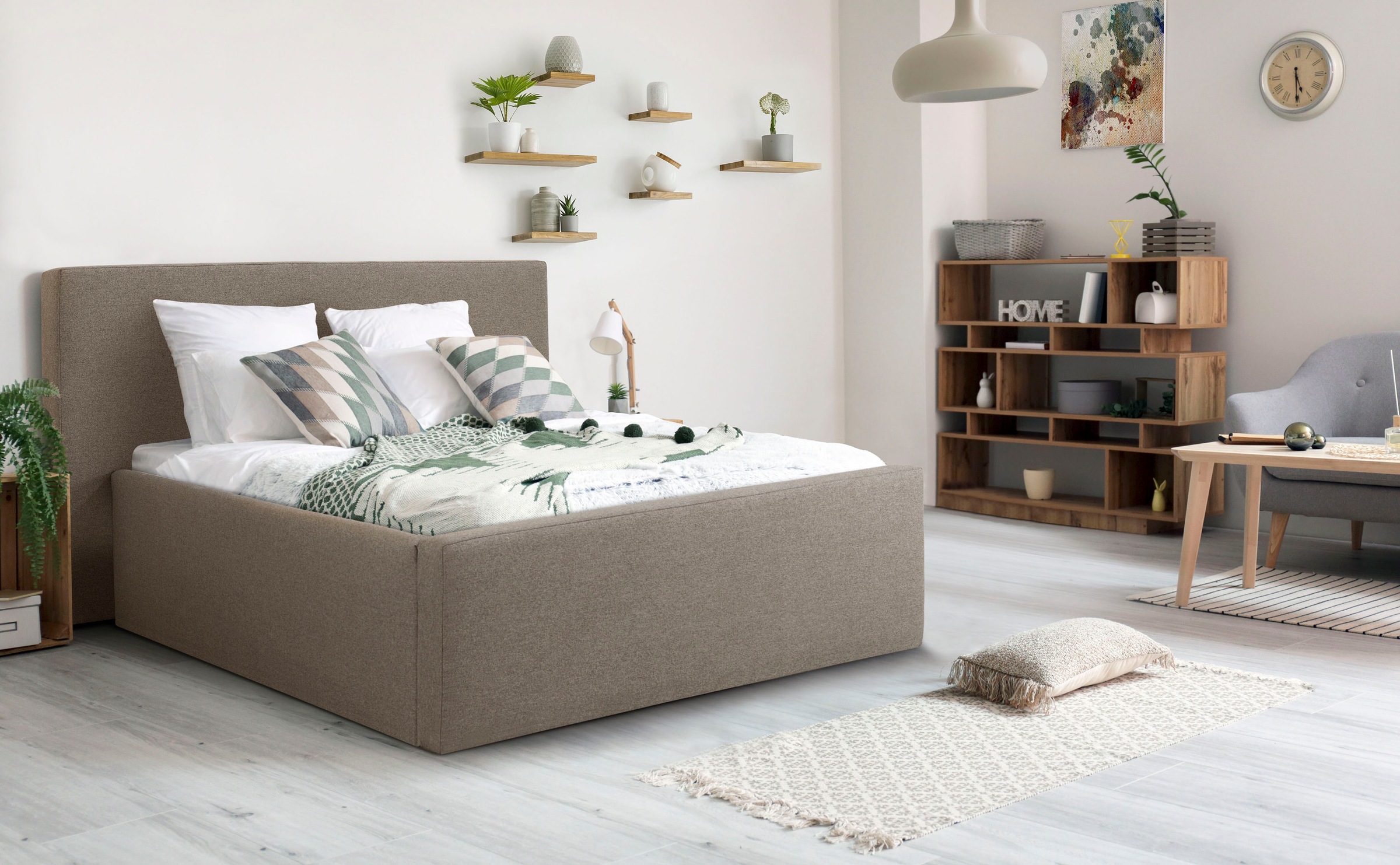 INOSIGN Polsterbett "Dalina" geradliniges Kopfteil, in 5 Breiten, auch in 2 günstig online kaufen