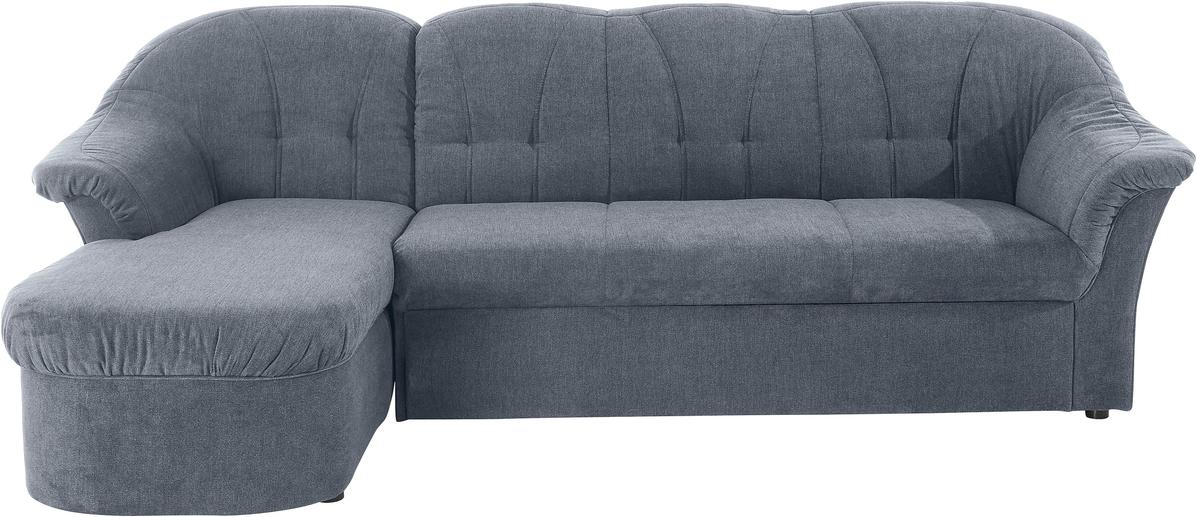 DOMO collection Ecksofa »Pegnitz, elegante Rückensteppung, komfortabel, L-F günstig online kaufen