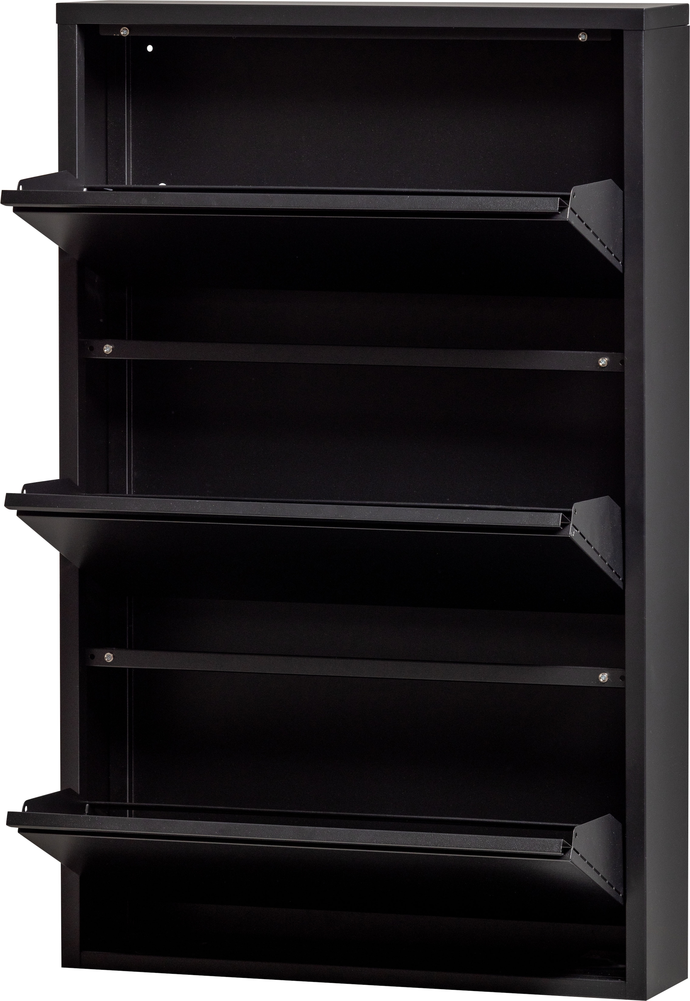 WOOOD Schuhschrank »Sandburg«, mit drei Fächern, Breite 66 cm